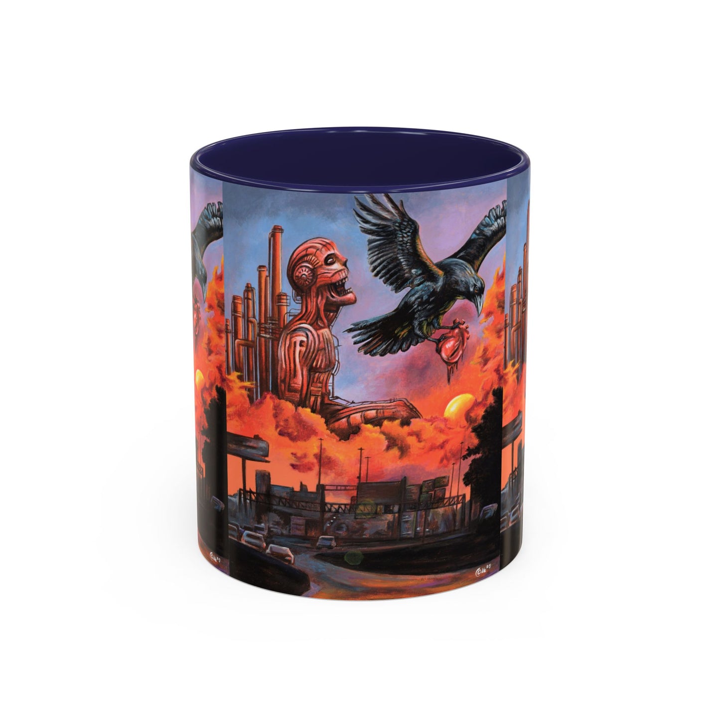 Surreal Art Coffee Mug, Unique Gift for Art Lovers, Home Decor, Black Handle Mug, Perfect for Birthdays, Holidays