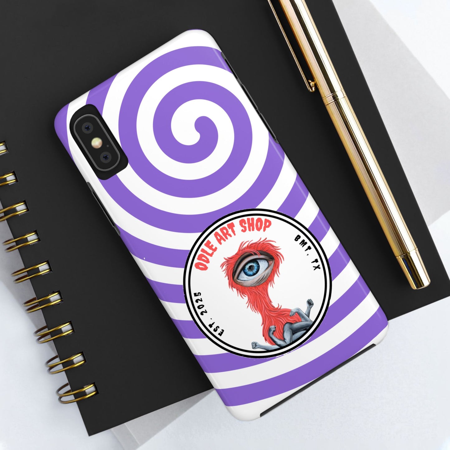 Unique Artistic Tough Phone Cases with Eye Design