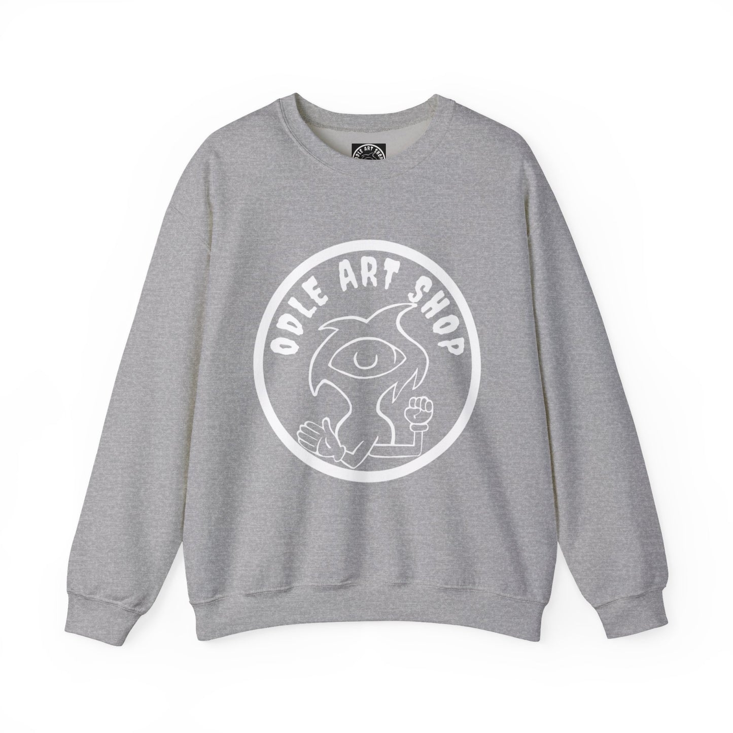 Street Style Unisex Sweatshirt, Cool Art Sweatshirt, Casual Crewneck Top, Gift for Artists, Trendy Fashion Sweatshirt