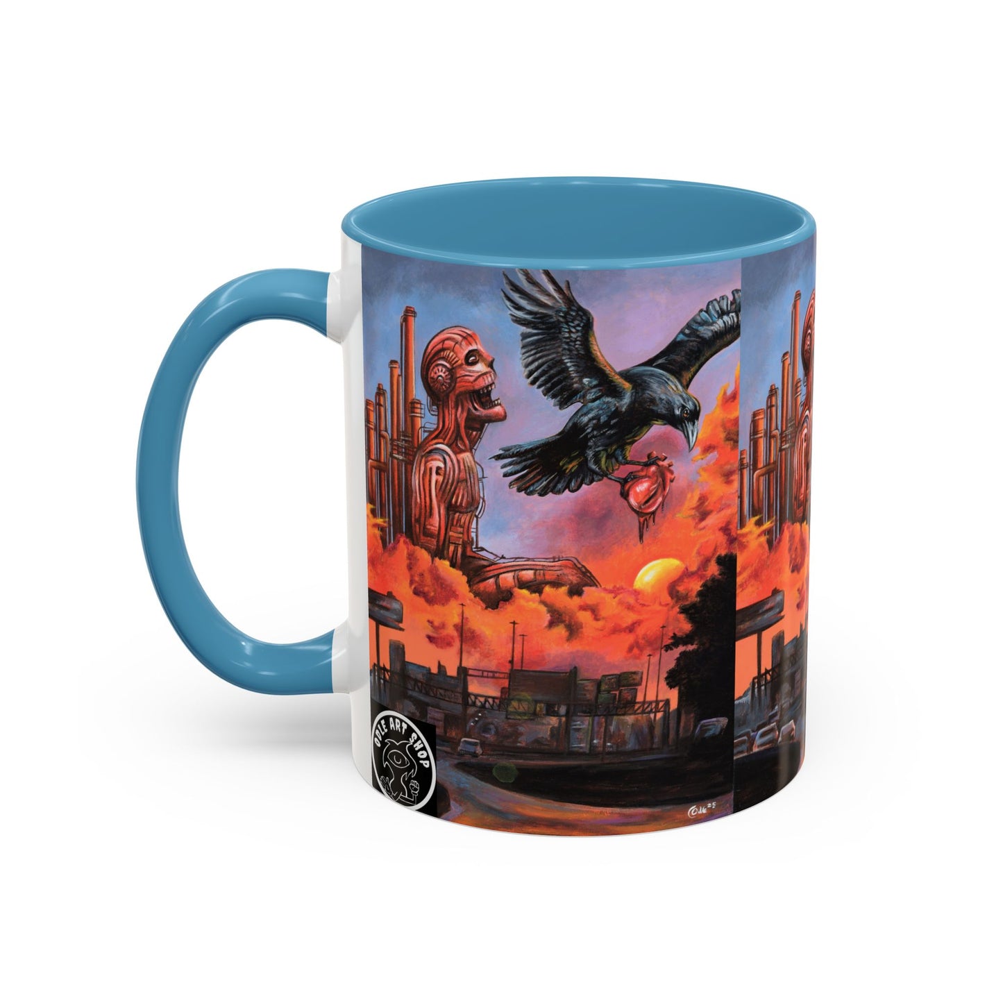 Surreal Art Coffee Mug, Unique Gift for Art Lovers, Home Decor, Black Handle Mug, Perfect for Birthdays, Holidays