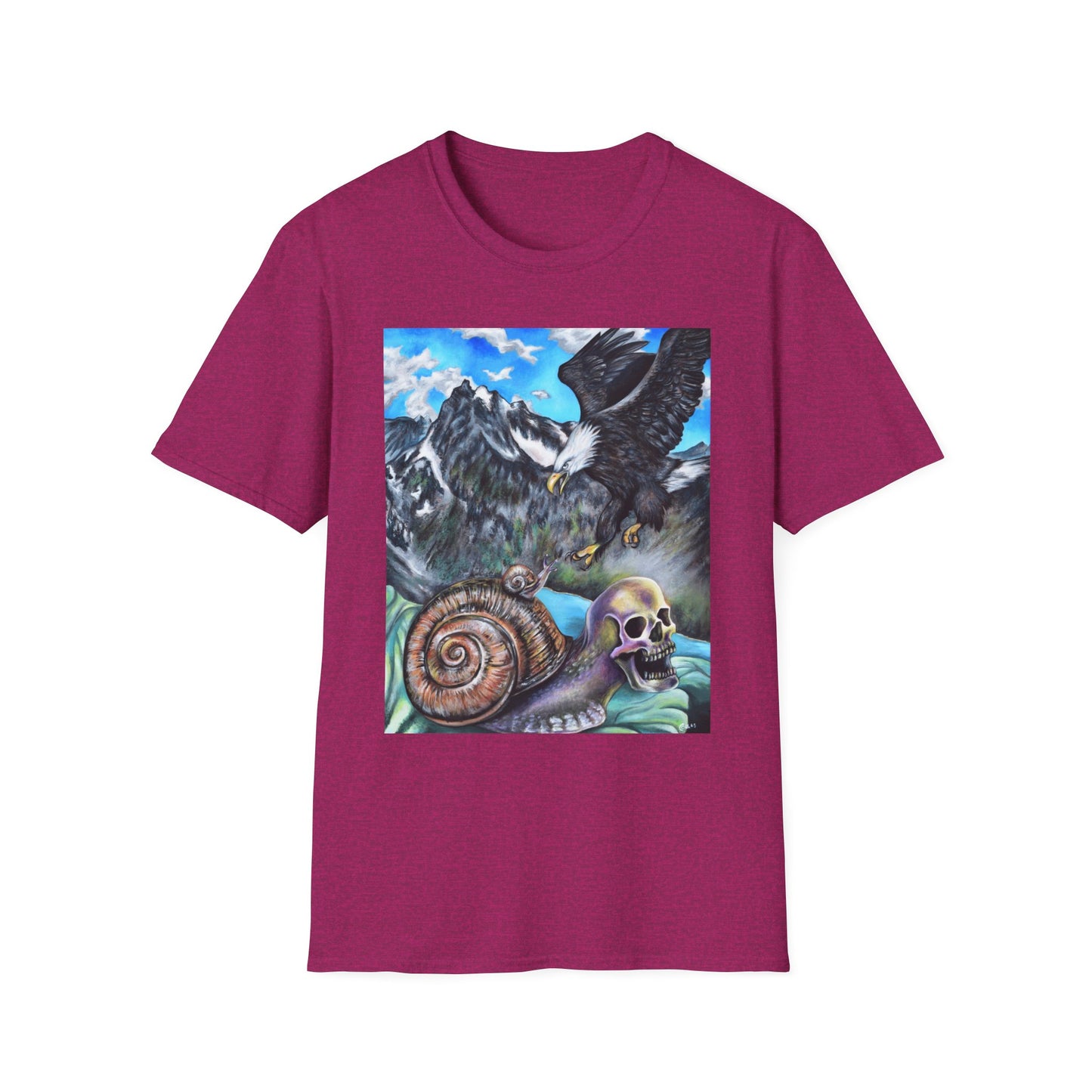 Adventure-Inspired Art Tee, Nature Lover Shirt, Unique Graphic T-Shirt, Boho Casual Wear, Gift for Outdoor Enthusiasts