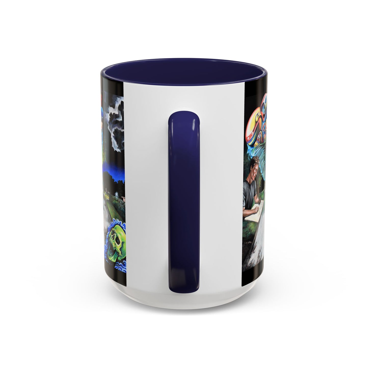 Artistic Accent Coffee Mug - Unique Gift for Coffee Lovers, Creative Aesthetic, Home Decor, Art Enthusiast, Birthday Present, Collectible