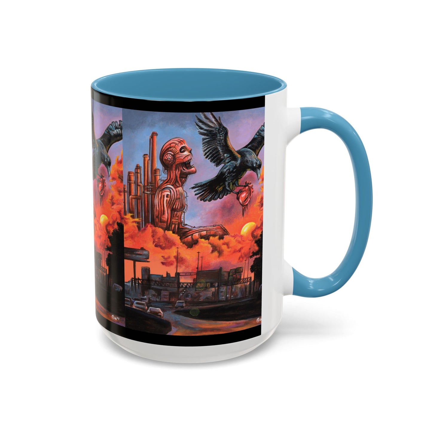 Surreal Art Coffee Mug, Unique Gift for Art Lovers, Home Decor, Black Handle Mug, Perfect for Birthdays, Holidays