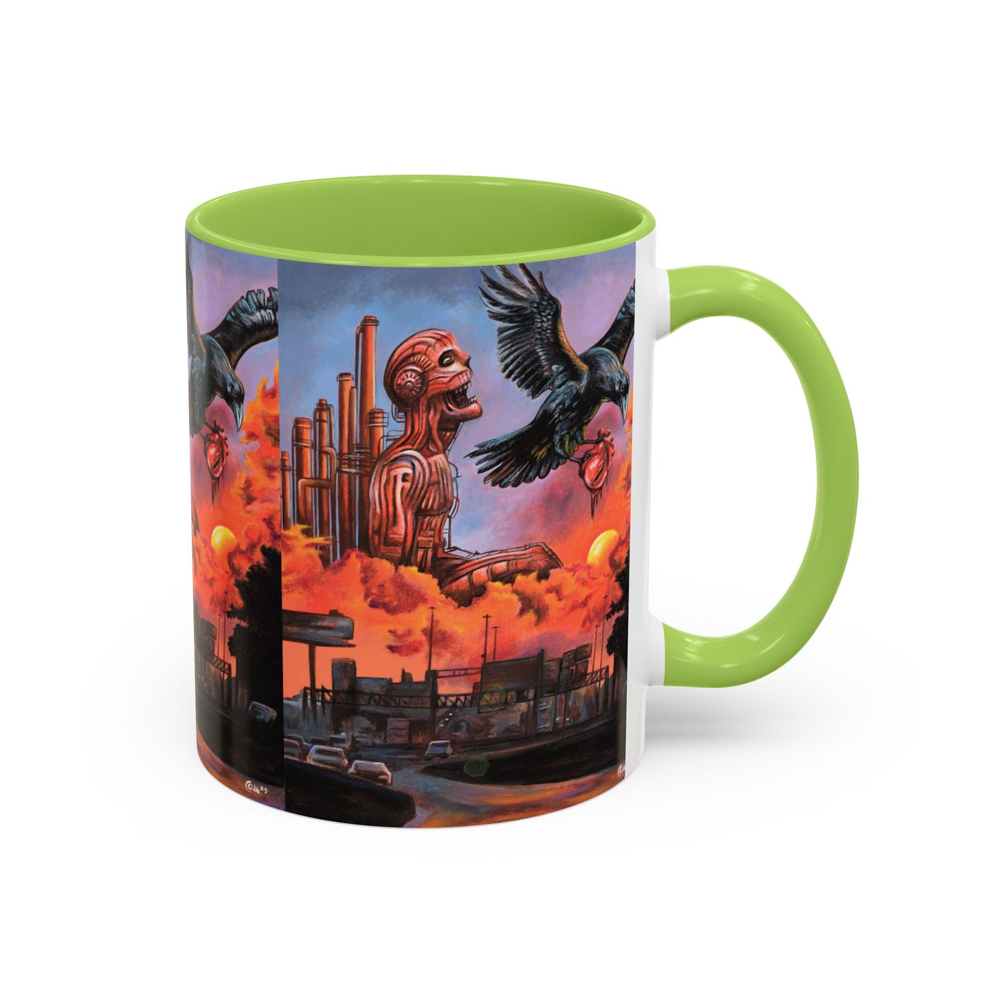 Surreal Art Coffee Mug, Unique Gift for Art Lovers, Home Decor, Black Handle Mug, Perfect for Birthdays, Holidays