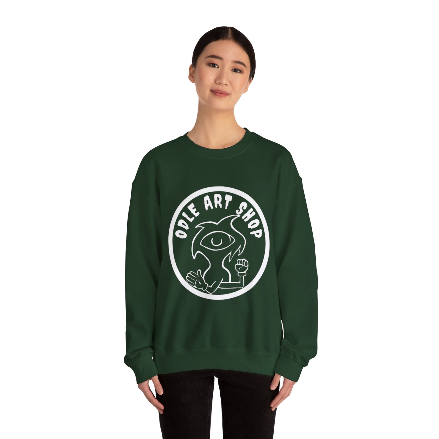 Street Style Unisex Sweatshirt, Cool Art Sweatshirt, Casual Crewneck Top, Gift for Artists, Trendy Fashion Sweatshirt