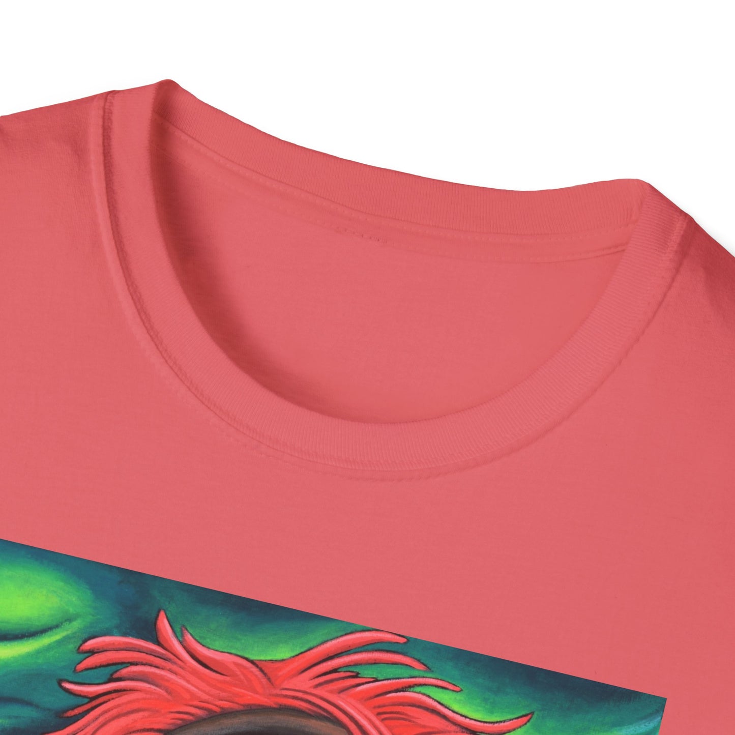 Groovy Eye Art Unisex Softstyle T-Shirt - Unique & Colorful Graphic Tee