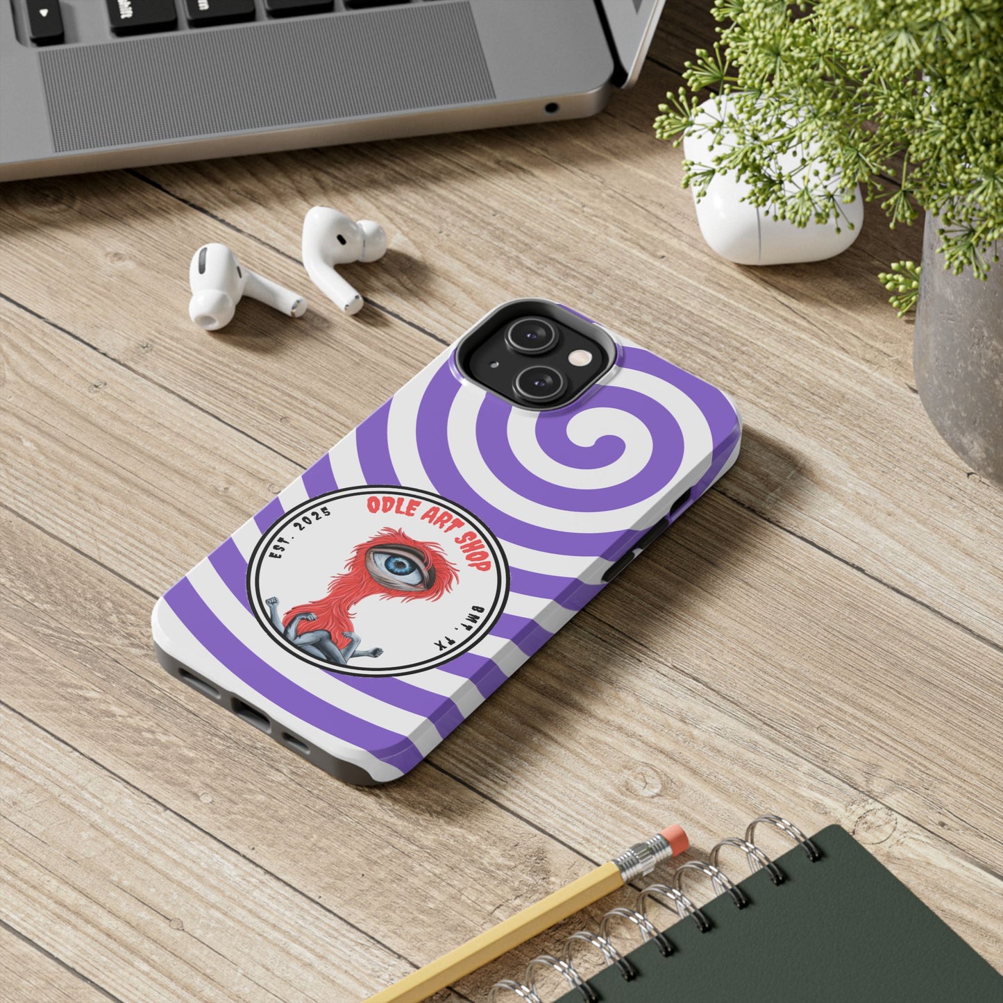 Unique Artistic Tough Phone Cases with Eye Design