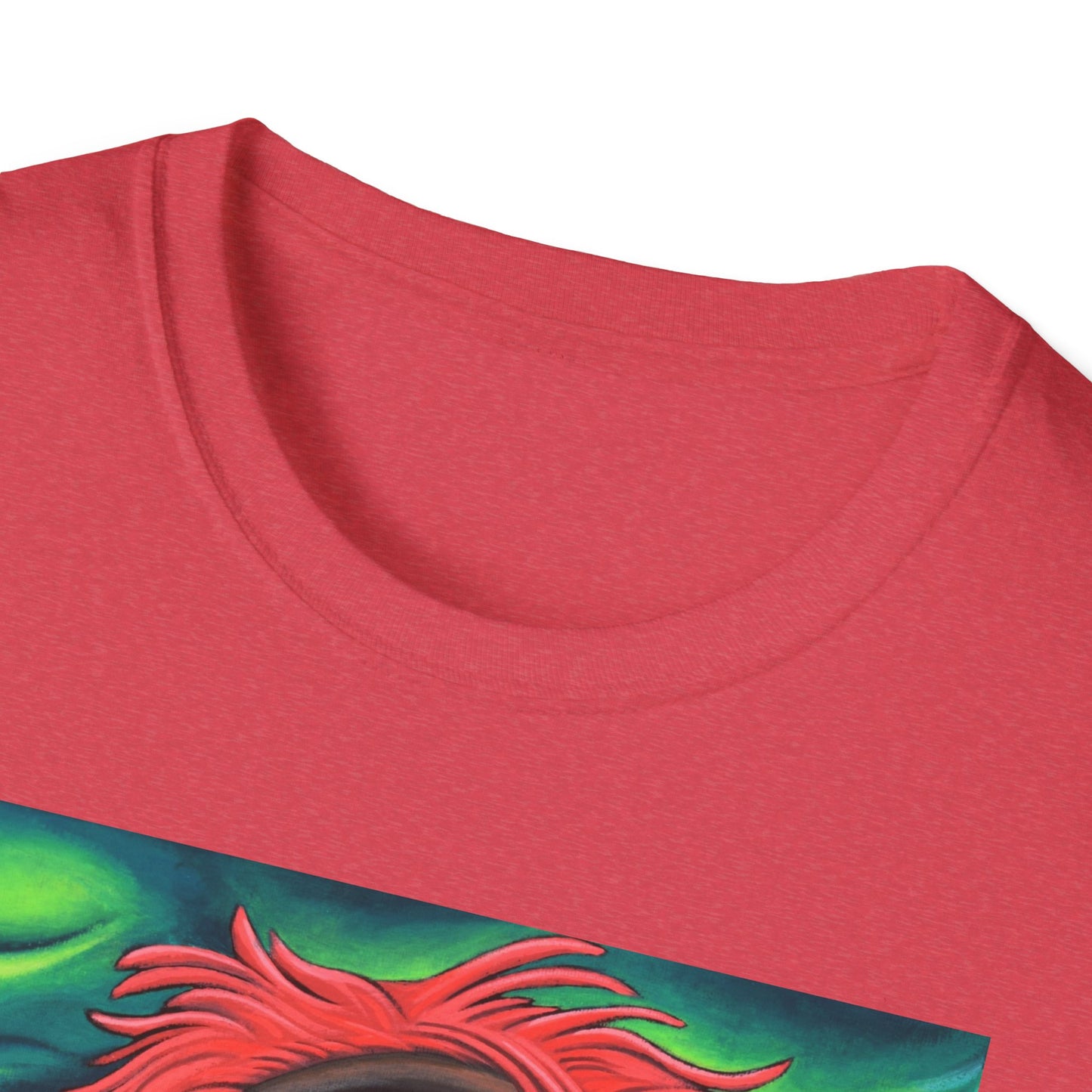 Groovy Eye Art Unisex Softstyle T-Shirt - Unique & Colorful Graphic Tee