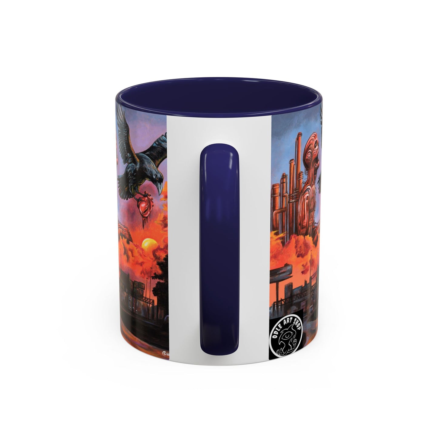 Surreal Art Coffee Mug, Unique Gift for Art Lovers, Home Decor, Black Handle Mug, Perfect for Birthdays, Holidays