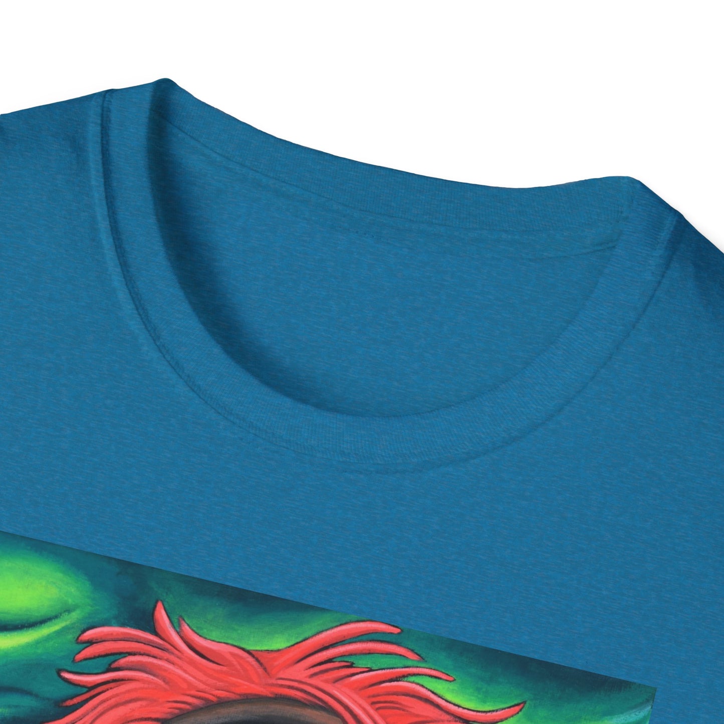 Groovy Eye Art Unisex Softstyle T-Shirt - Unique & Colorful Graphic Tee