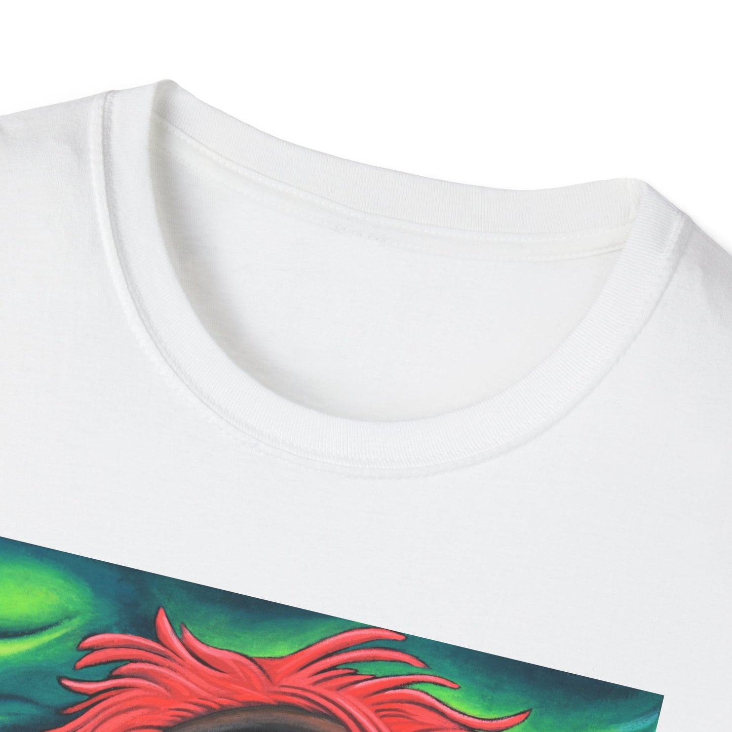 Groovy Eye Art Unisex Softstyle T-Shirt - Unique & Colorful Graphic Tee