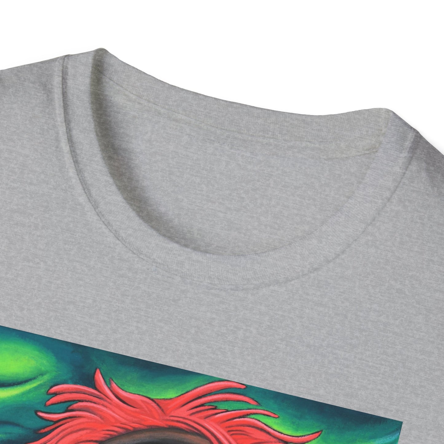 Groovy Eye Art Unisex Softstyle T-Shirt - Unique & Colorful Graphic Tee