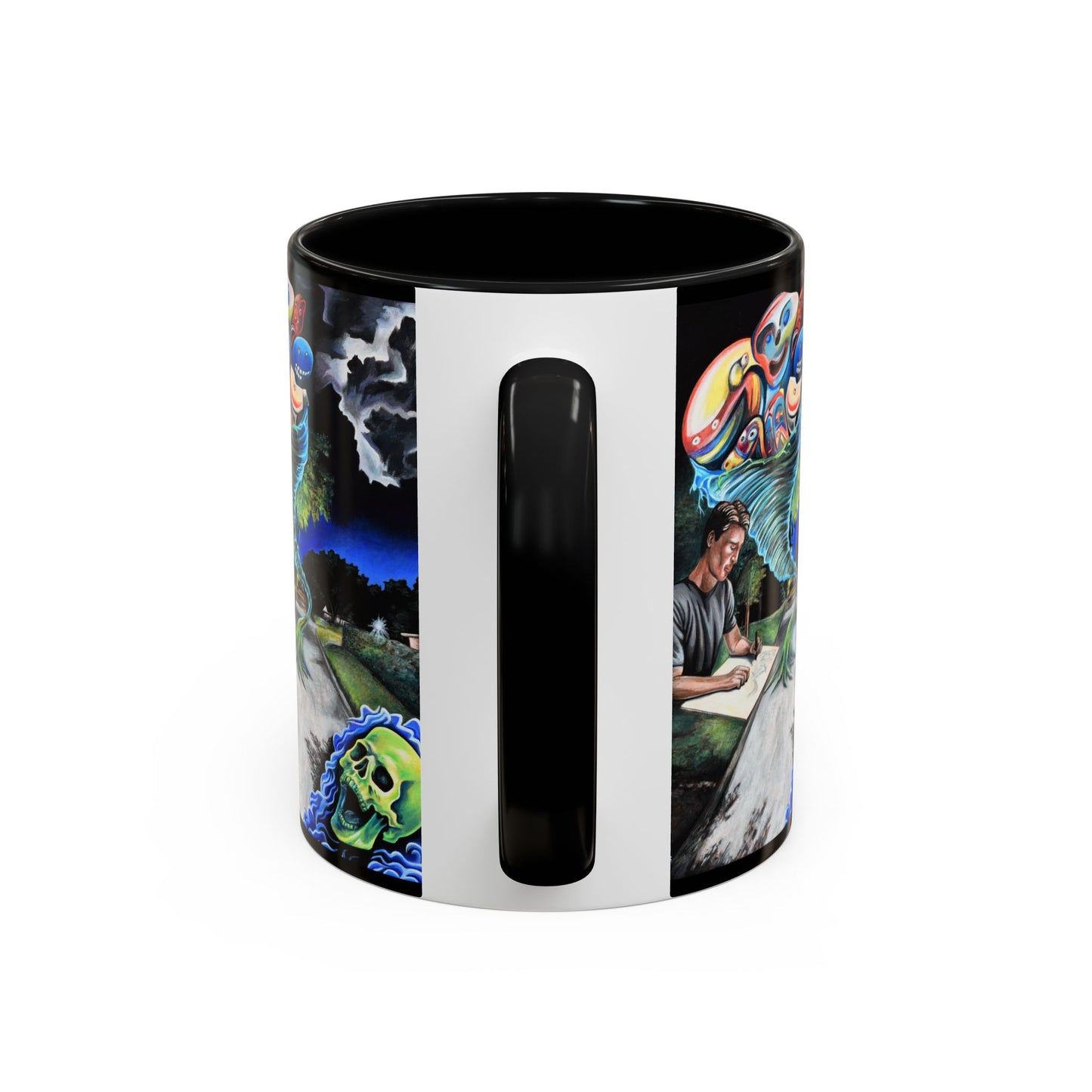 Artistic Accent Coffee Mug - Unique Gift for Coffee Lovers, Creative Aesthetic, Home Decor, Art Enthusiast, Birthday Present, Collectible
