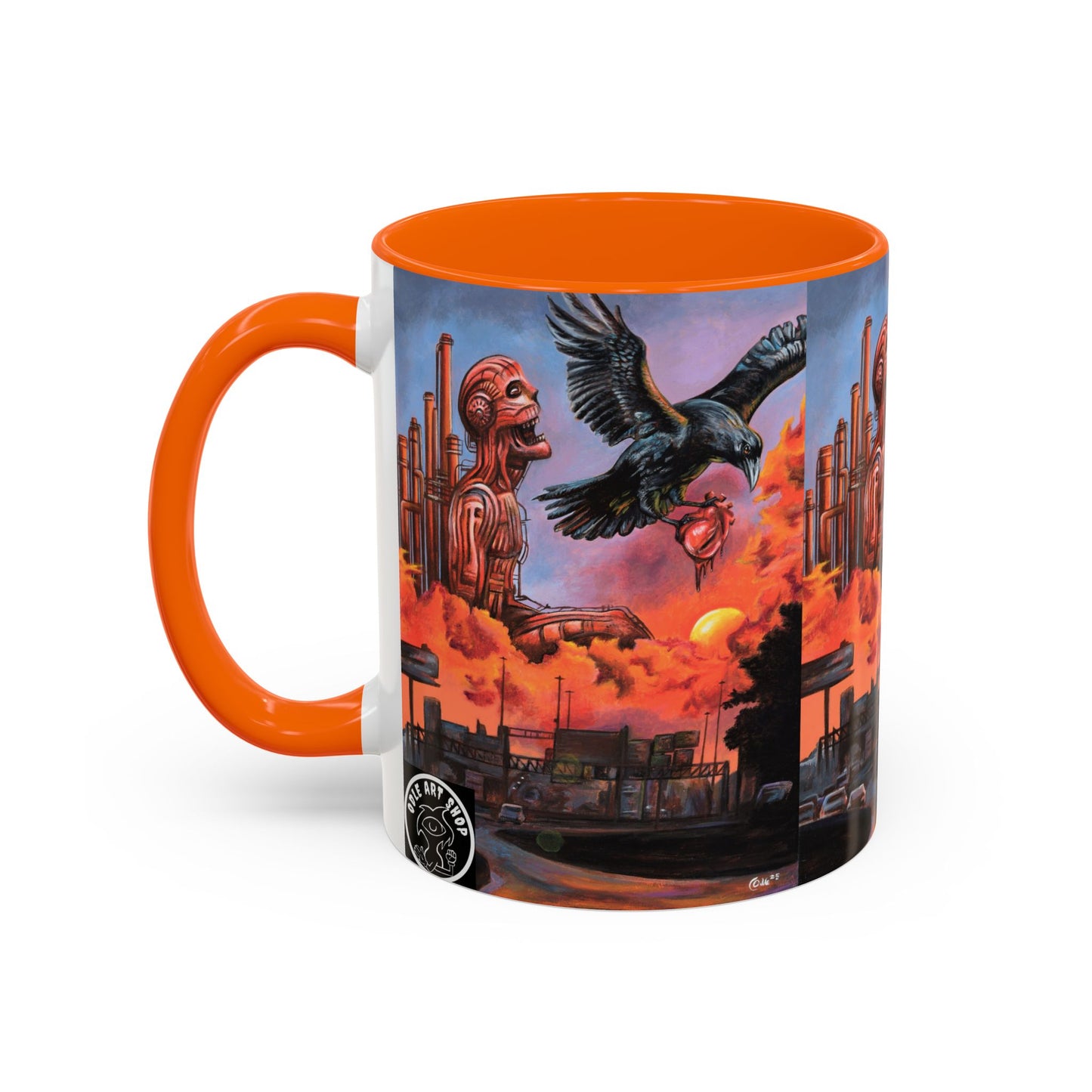 Surreal Art Coffee Mug, Unique Gift for Art Lovers, Home Decor, Black Handle Mug, Perfect for Birthdays, Holidays