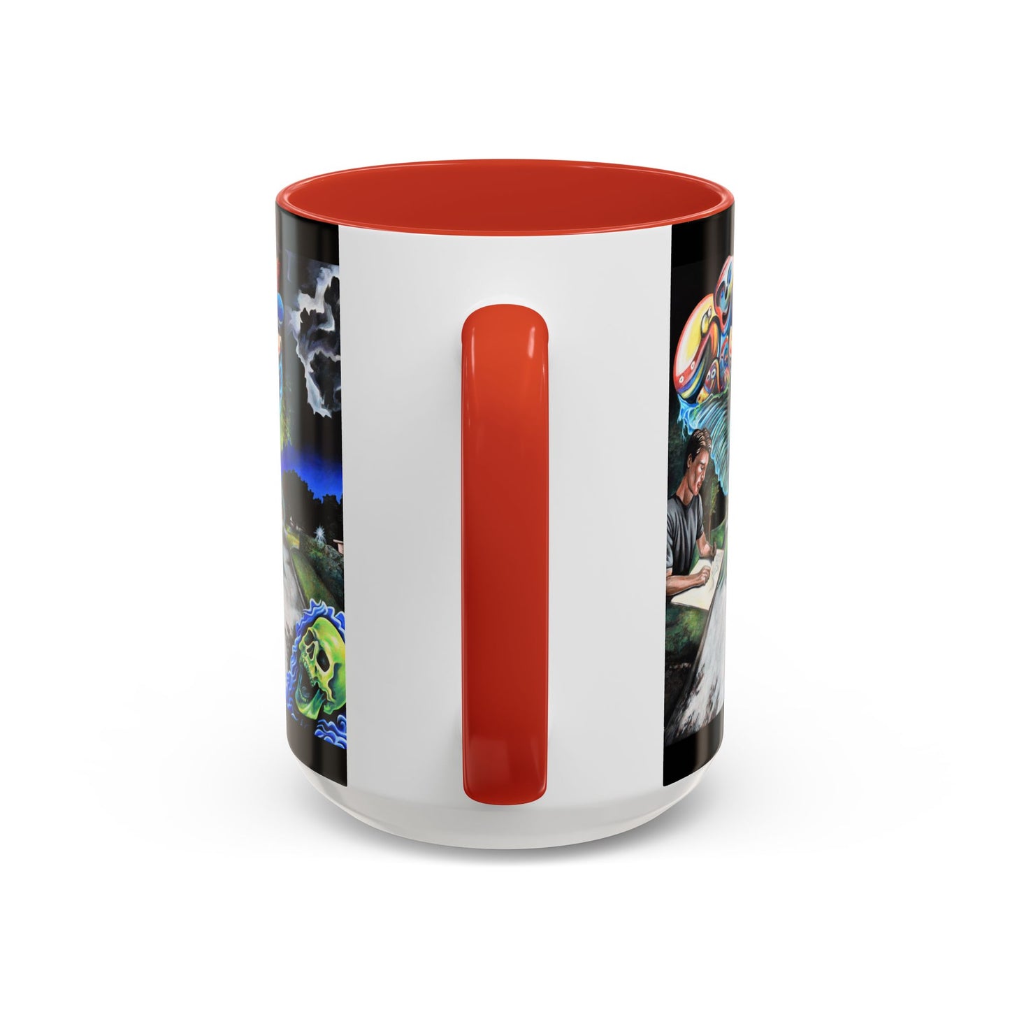 Artistic Accent Coffee Mug - Unique Gift for Coffee Lovers, Creative Aesthetic, Home Decor, Art Enthusiast, Birthday Present, Collectible