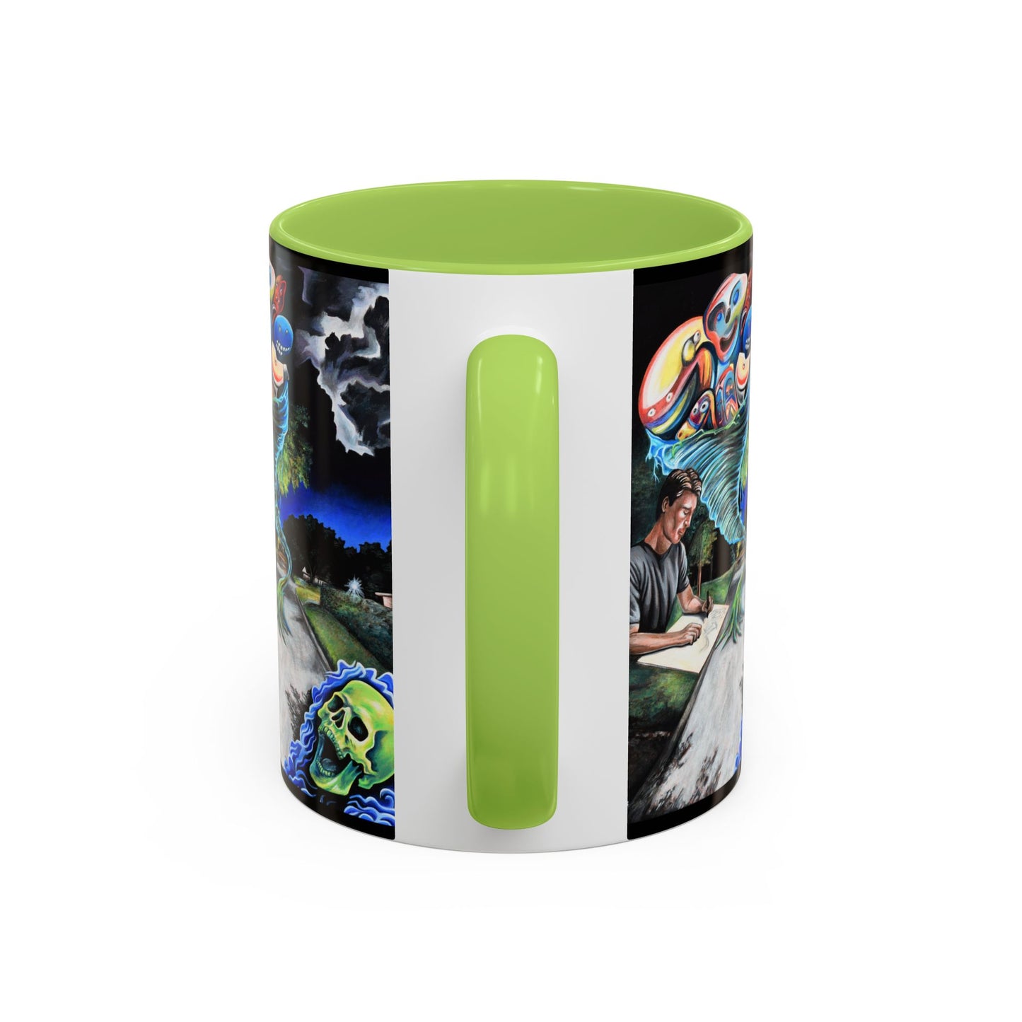 Artistic Accent Coffee Mug - Unique Gift for Coffee Lovers, Creative Aesthetic, Home Decor, Art Enthusiast, Birthday Present, Collectible