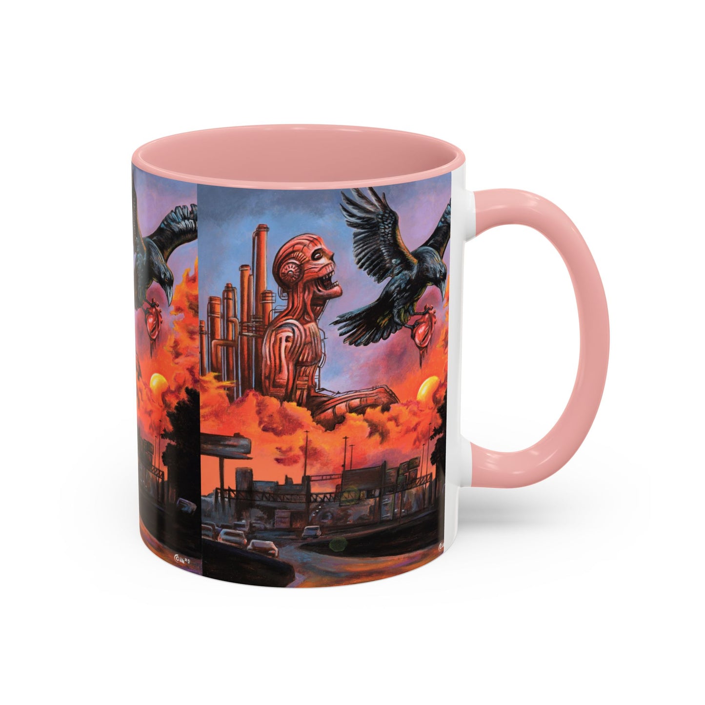 Surreal Art Coffee Mug, Unique Gift for Art Lovers, Home Decor, Black Handle Mug, Perfect for Birthdays, Holidays