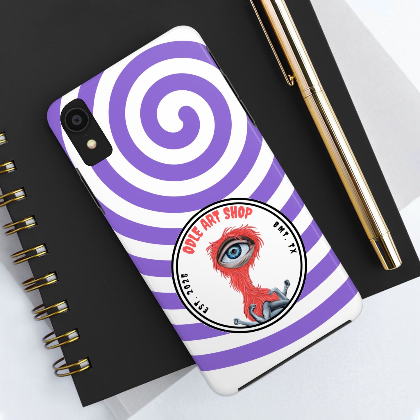 Unique Artistic Tough Phone Cases with Eye Design