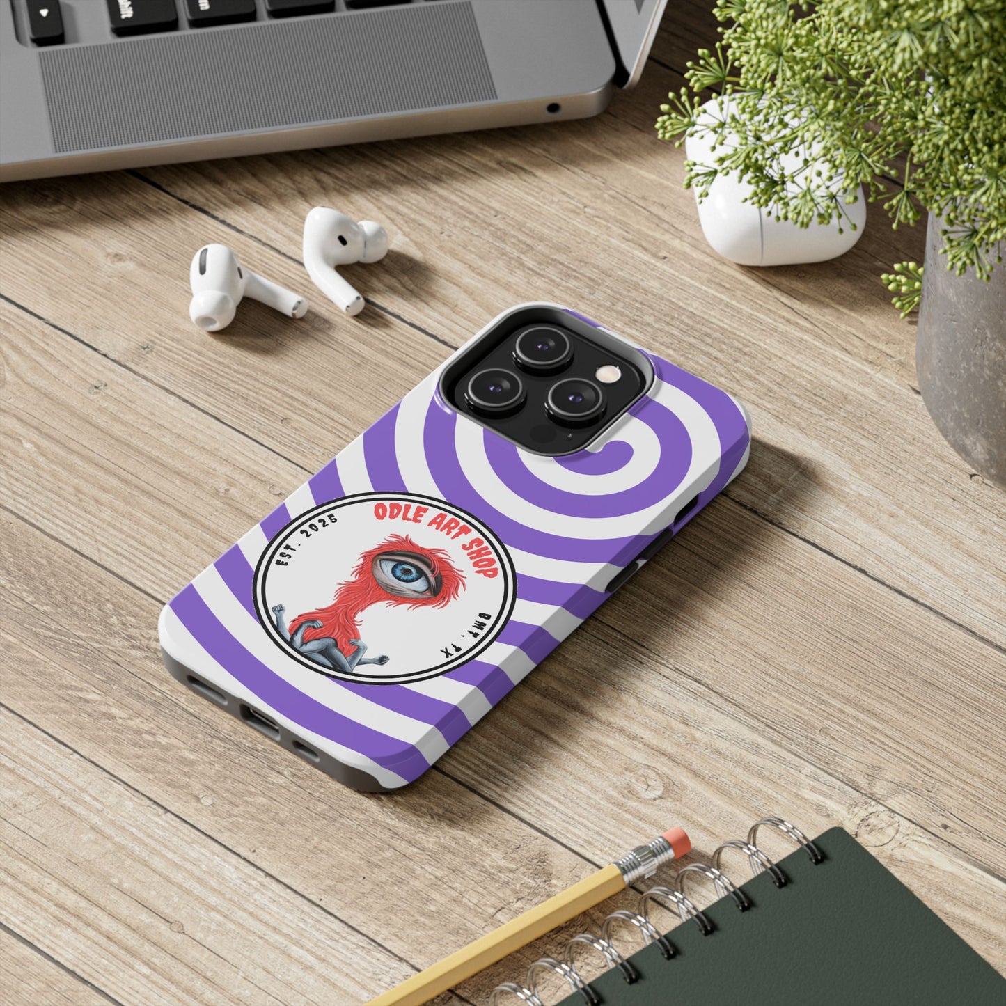 Unique Artistic Tough Phone Cases with Eye Design