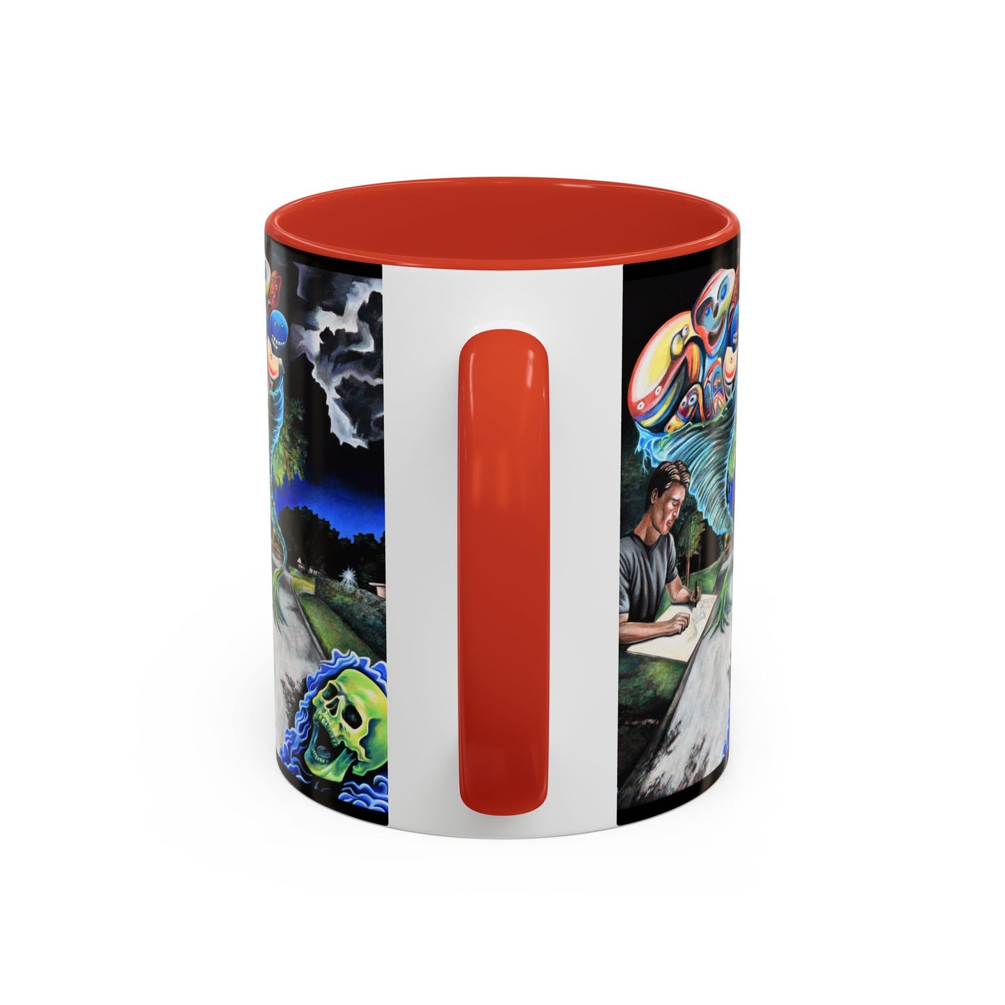 Artistic Accent Coffee Mug - Unique Gift for Coffee Lovers, Creative Aesthetic, Home Decor, Art Enthusiast, Birthday Present, Collectible