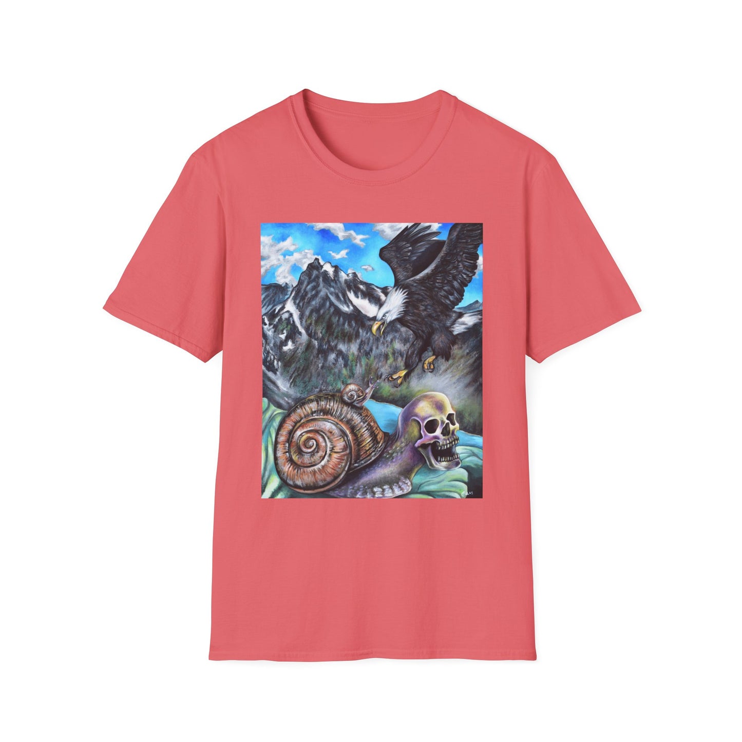 Adventure-Inspired Art Tee, Nature Lover Shirt, Unique Graphic T-Shirt, Boho Casual Wear, Gift for Outdoor Enthusiasts