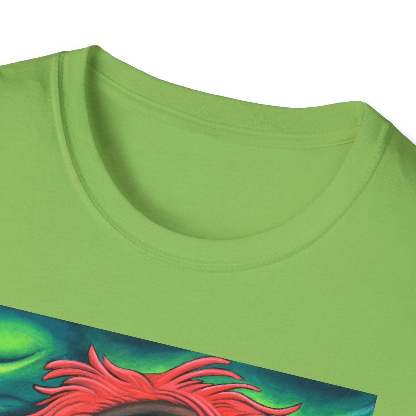 Groovy Eye Art Unisex Softstyle T-Shirt - Unique & Colorful Graphic Tee
