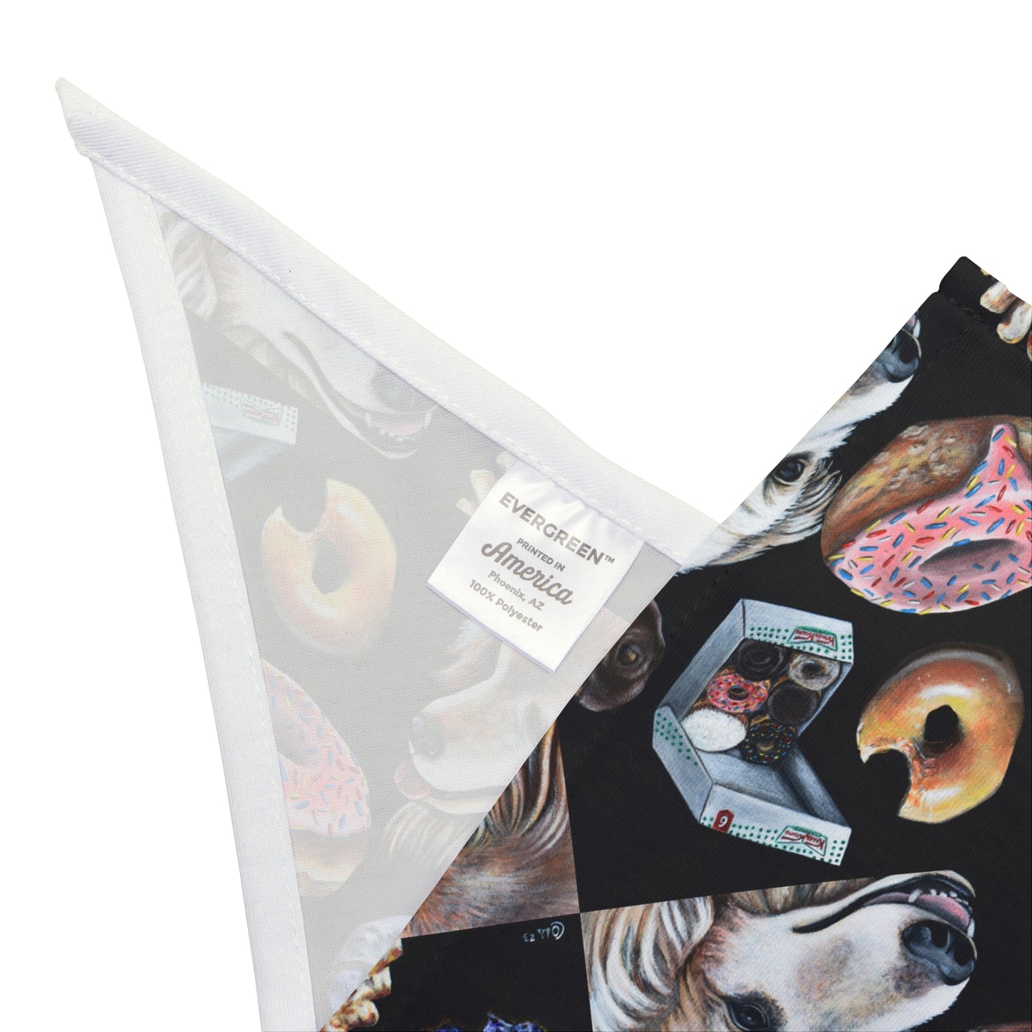 Donut Lovers Pet Bandana | Cute Dog Accessory for Pet Birthdays, Playdates, or Everyday Wear, Fun Pet Gift, Stylish Pet Outfit