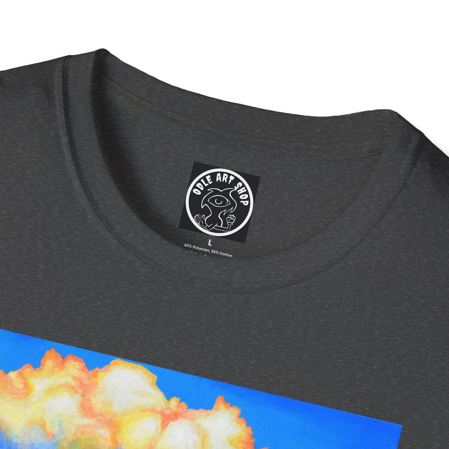 Colorful Cowboy Skull Graphic T-Shirt | Unisex Shirt for Festivals, Halloween, Casual Wear, Gift for Him/Her, Unique Art Tee