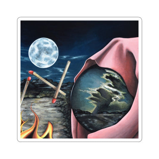 Mystical Landscape Kiss-Cut Stickers - Unique Art for Nature Lovers and Dreamers