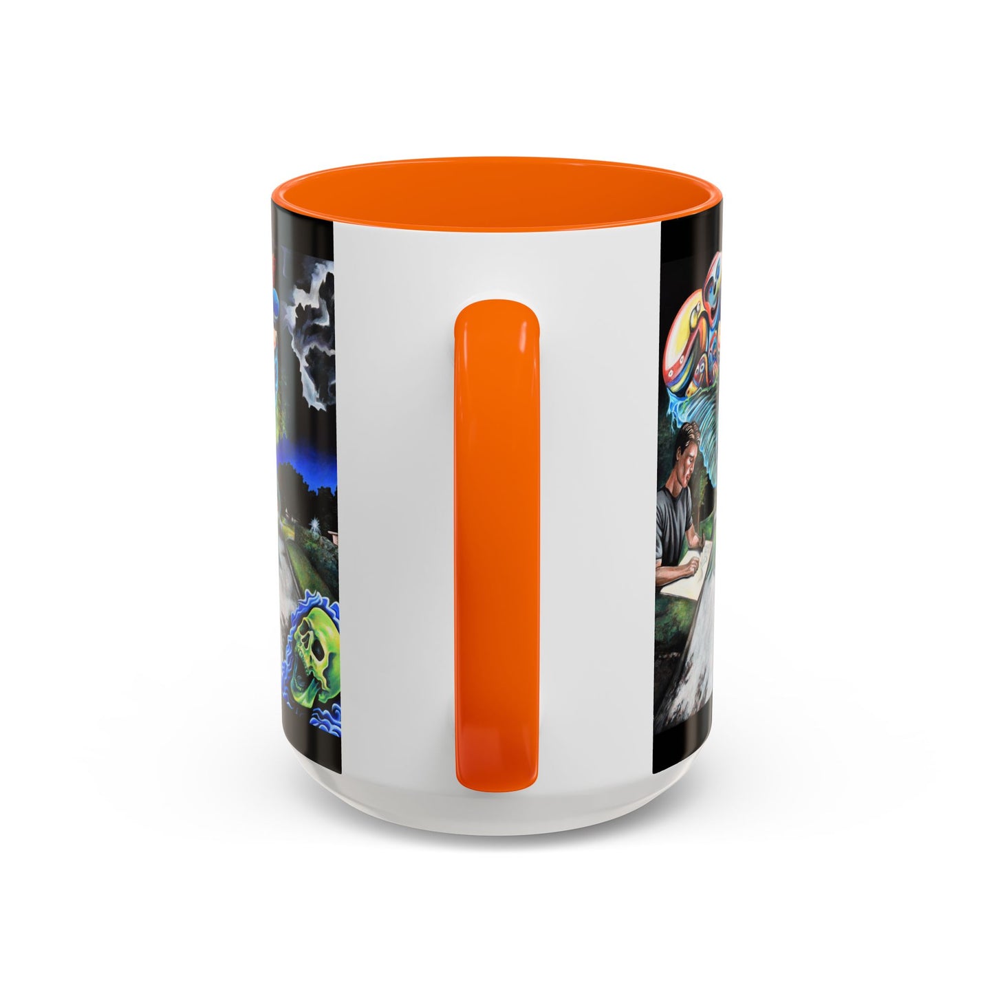Artistic Accent Coffee Mug - Unique Gift for Coffee Lovers, Creative Aesthetic, Home Decor, Art Enthusiast, Birthday Present, Collectible