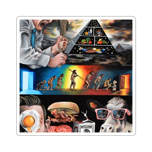 Creative Kiss-Cut Stickers - Unique Artistic Designs for Personal Expression