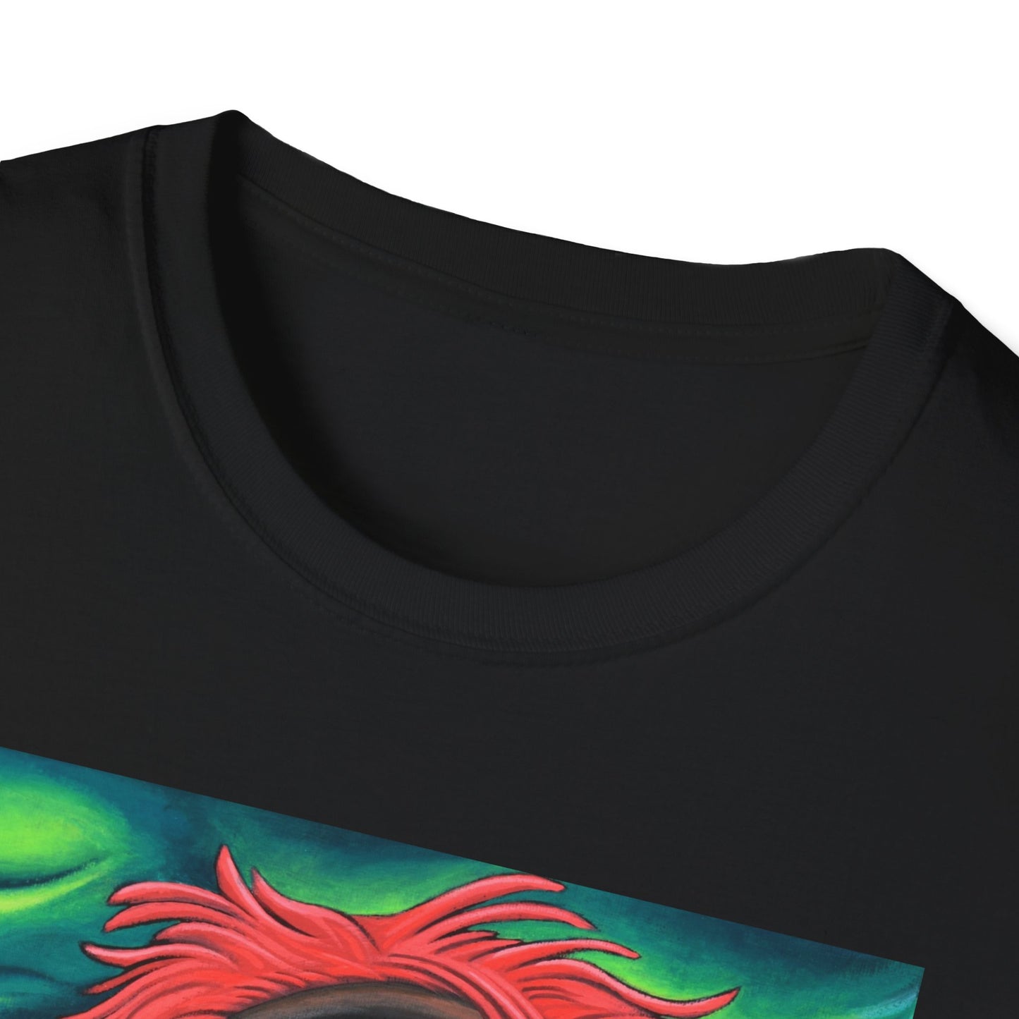 Groovy Eye Art Unisex Softstyle T-Shirt - Unique & Colorful Graphic Tee