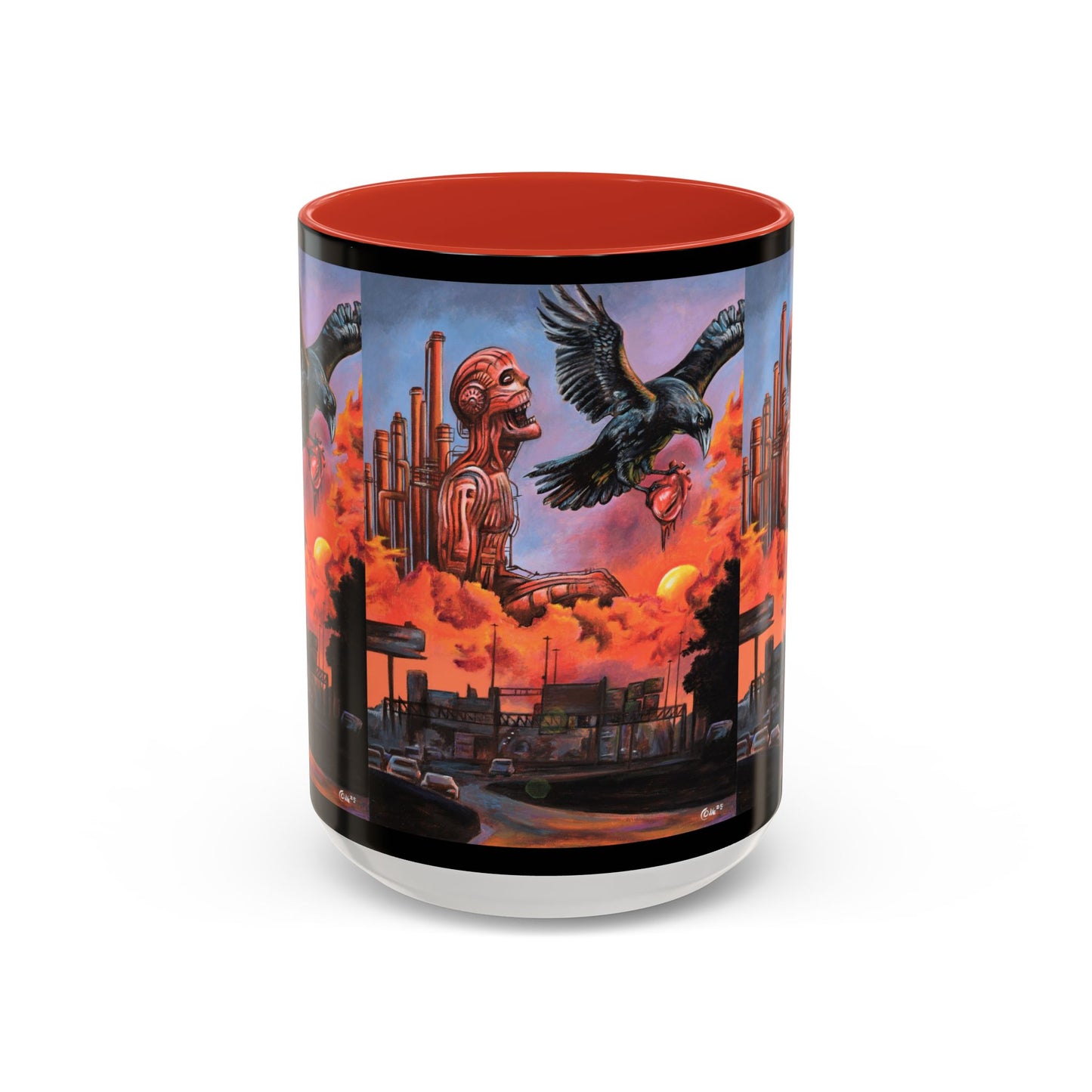 Surreal Art Coffee Mug, Unique Gift for Art Lovers, Home Decor, Black Handle Mug, Perfect for Birthdays, Holidays