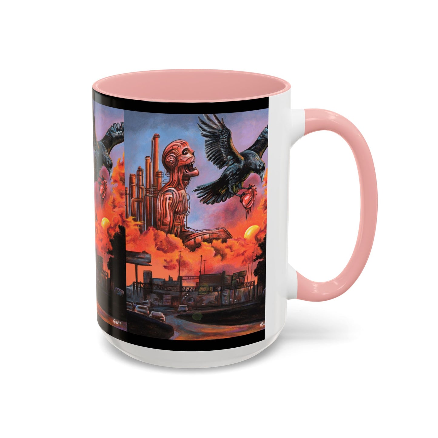 Surreal Art Coffee Mug, Unique Gift for Art Lovers, Home Decor, Black Handle Mug, Perfect for Birthdays, Holidays