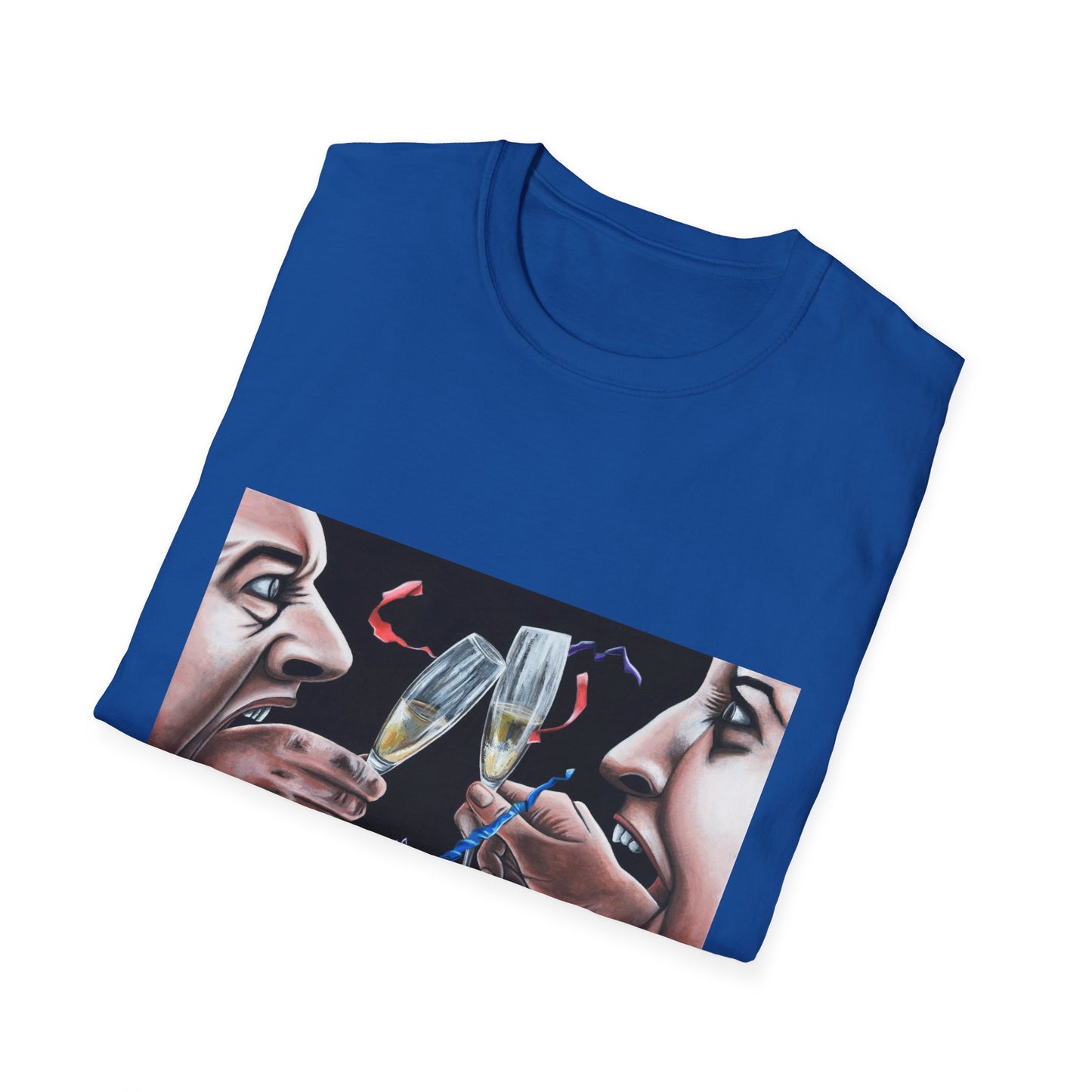 Cheers to Life Unisex Softstyle T-Shirt - Celebrate Moments with Artful Design