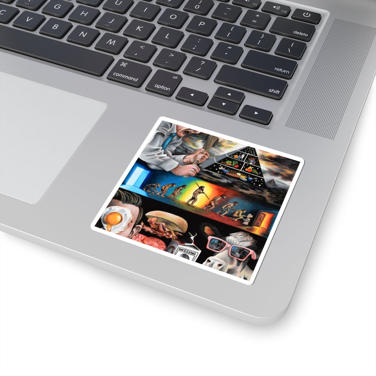 Creative Kiss-Cut Stickers - Unique Artistic Designs for Personal Expression