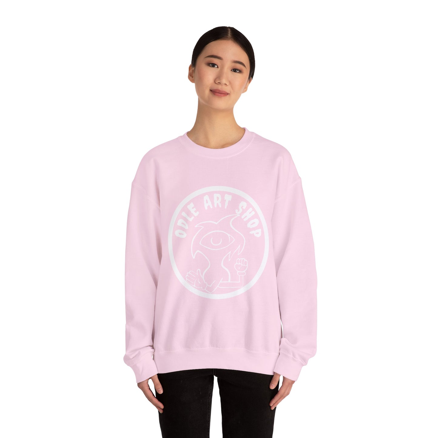 Street Style Unisex Sweatshirt, Cool Art Sweatshirt, Casual Crewneck Top, Gift for Artists, Trendy Fashion Sweatshirt
