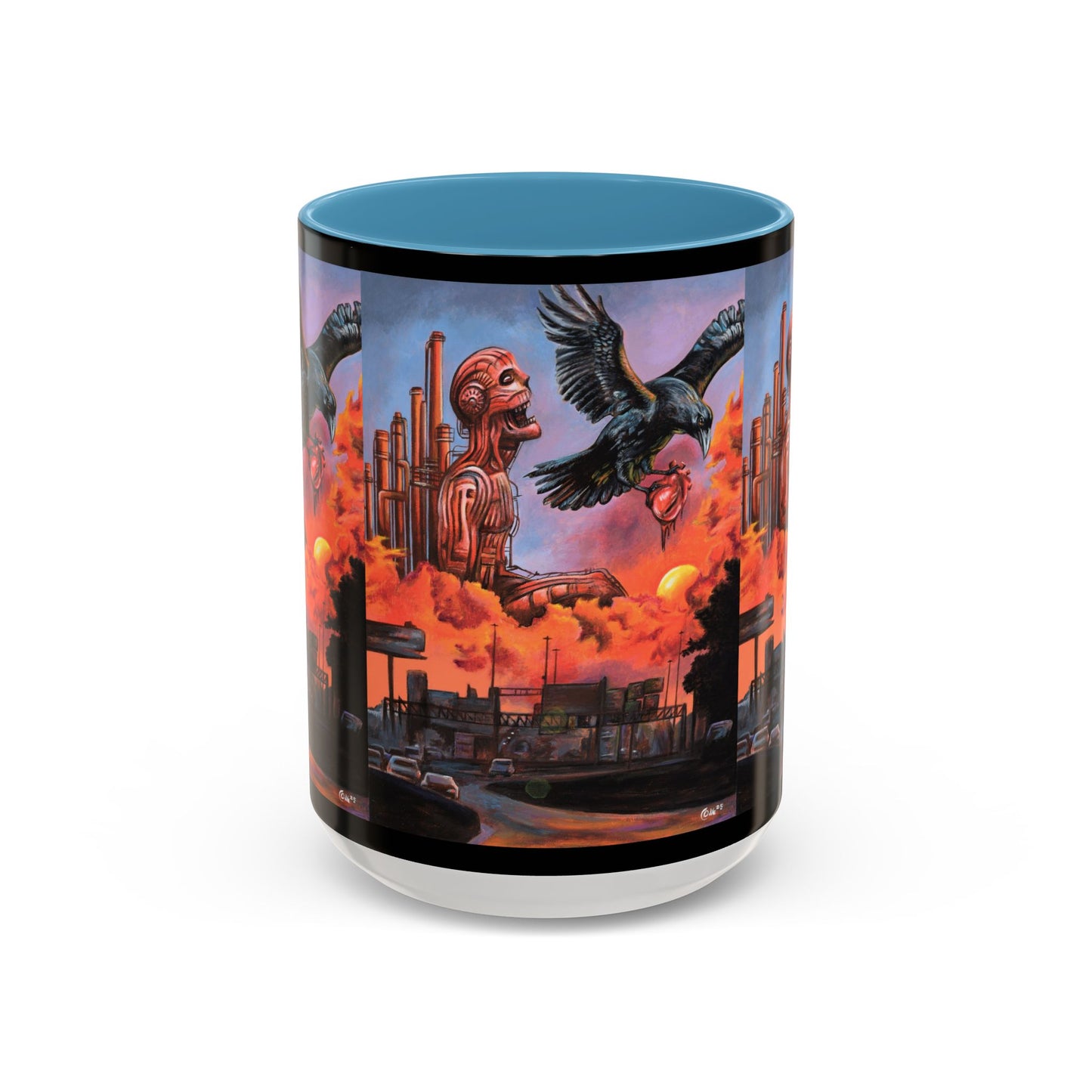 Surreal Art Coffee Mug, Unique Gift for Art Lovers, Home Decor, Black Handle Mug, Perfect for Birthdays, Holidays