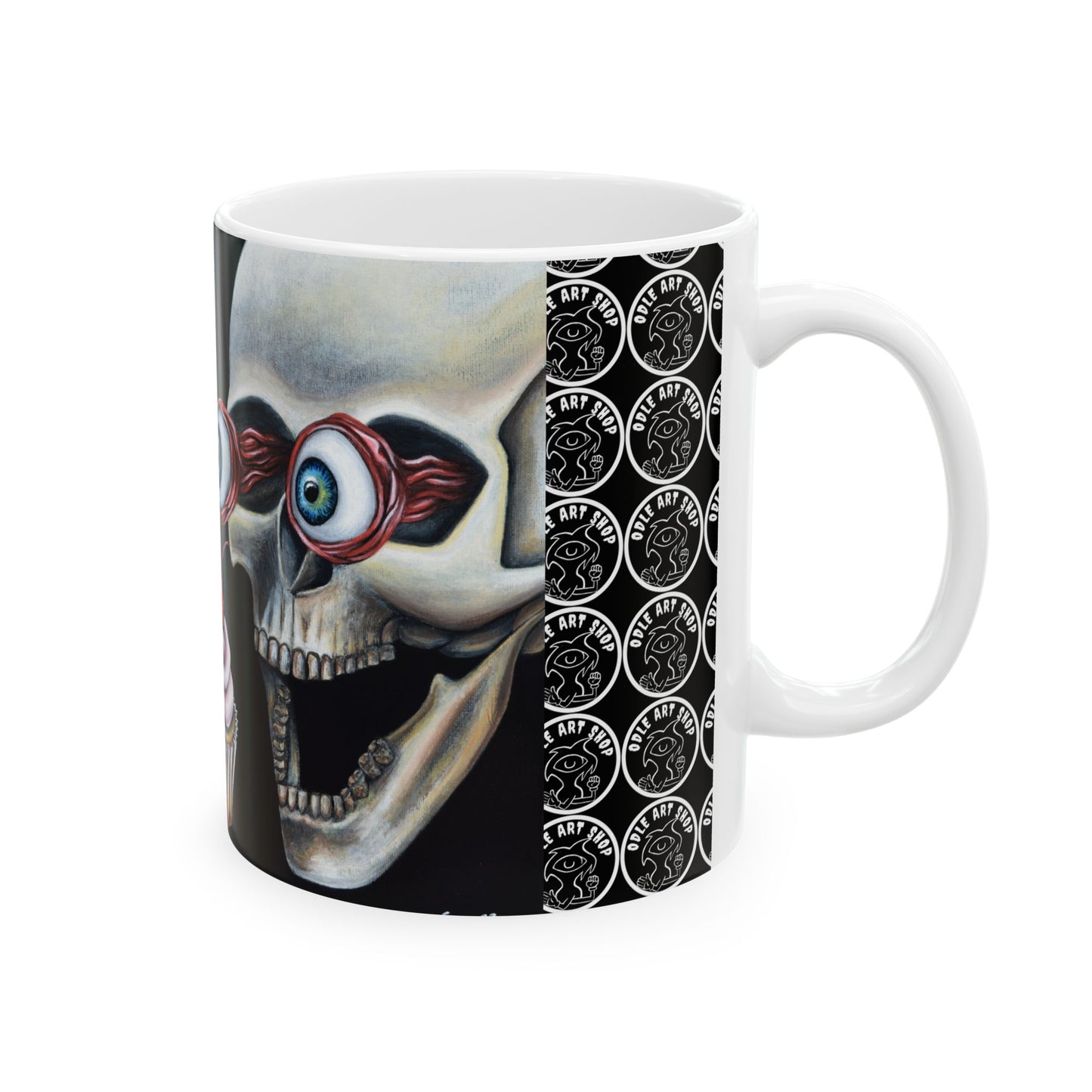 Funny Food-Themed Ceramic Mug - 11oz & 15oz Sizes - Perfect for Foodie Gifts
