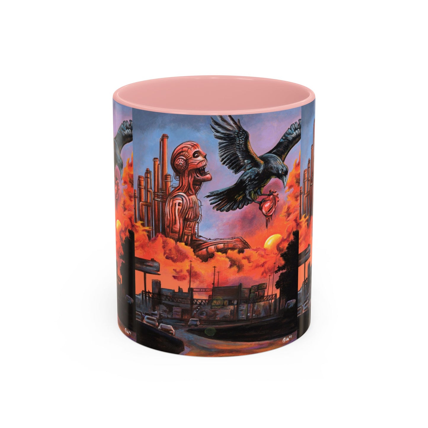 Surreal Art Coffee Mug, Unique Gift for Art Lovers, Home Decor, Black Handle Mug, Perfect for Birthdays, Holidays