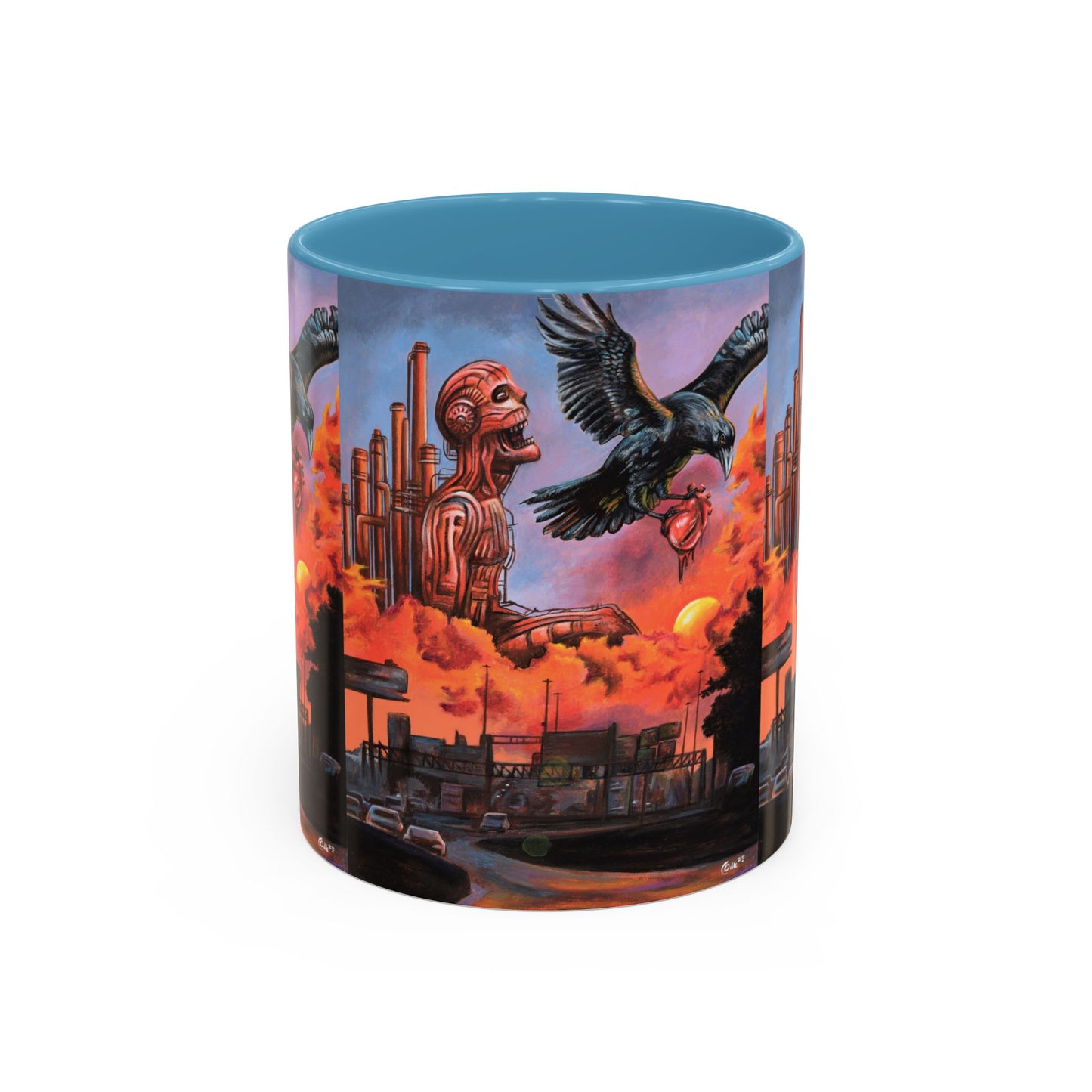 Surreal Art Coffee Mug, Unique Gift for Art Lovers, Home Decor, Black Handle Mug, Perfect for Birthdays, Holidays