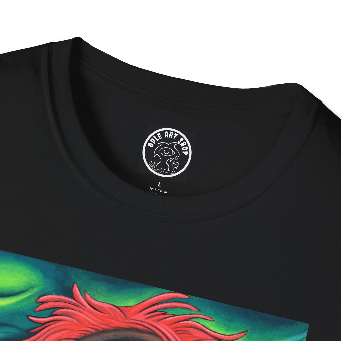 Groovy Eye Art Unisex Softstyle T-Shirt - Unique & Colorful Graphic Tee
