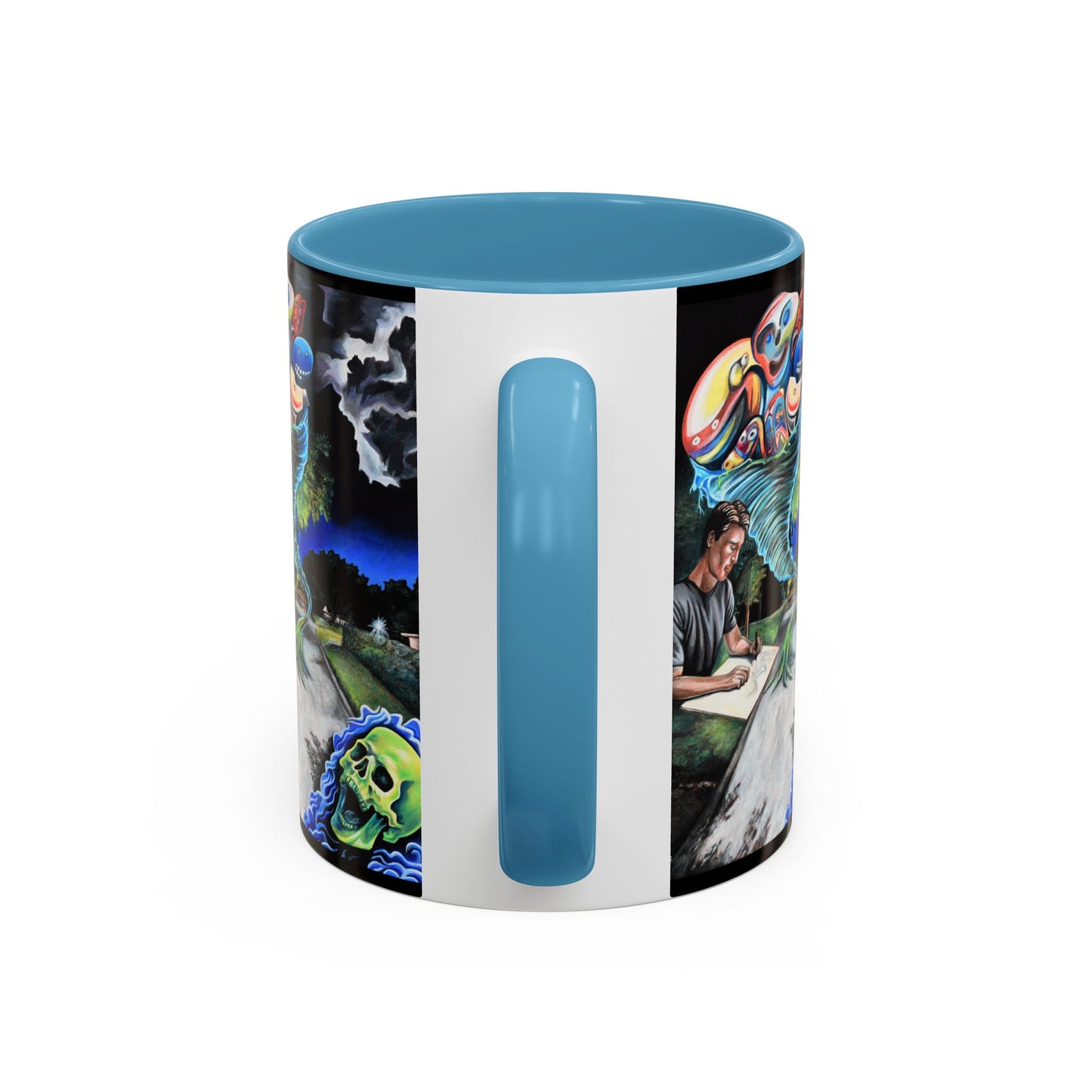 Artistic Accent Coffee Mug - Unique Gift for Coffee Lovers, Creative Aesthetic, Home Decor, Art Enthusiast, Birthday Present, Collectible