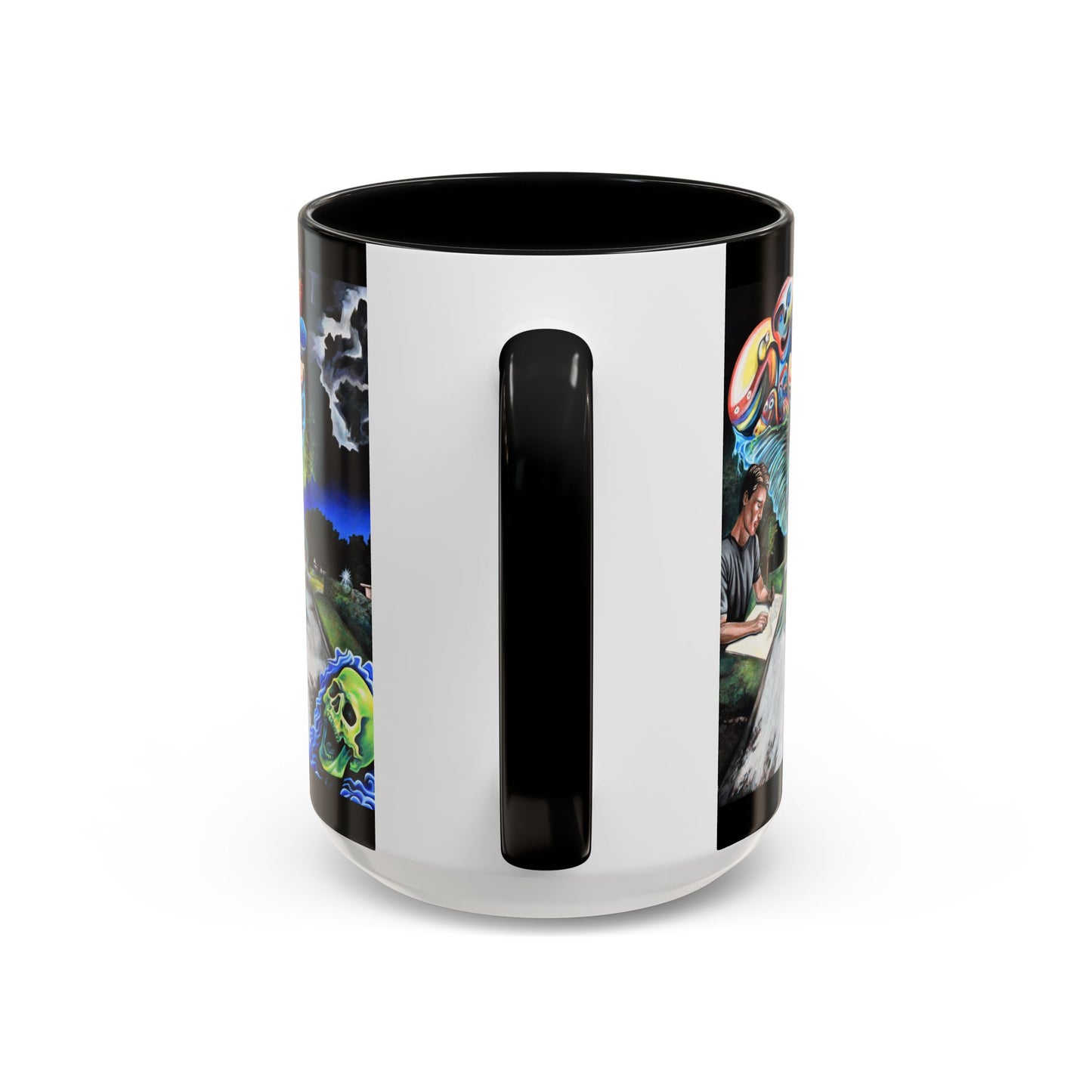 Artistic Accent Coffee Mug - Unique Gift for Coffee Lovers, Creative Aesthetic, Home Decor, Art Enthusiast, Birthday Present, Collectible