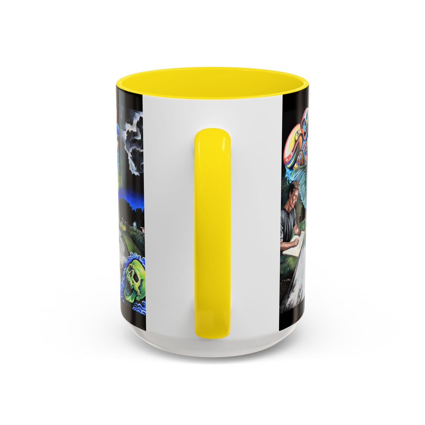 Artistic Accent Coffee Mug - Unique Gift for Coffee Lovers, Creative Aesthetic, Home Decor, Art Enthusiast, Birthday Present, Collectible
