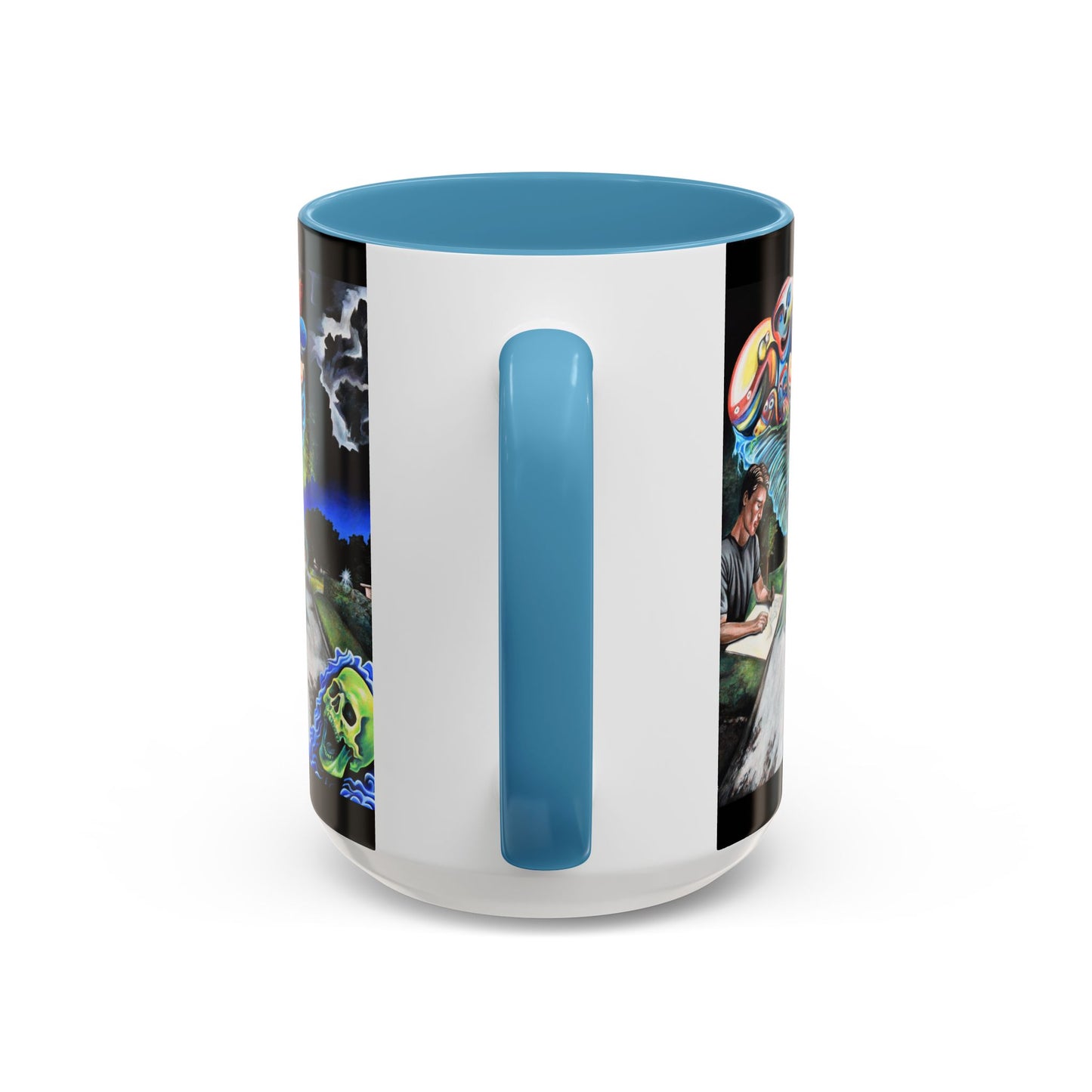 Artistic Accent Coffee Mug - Unique Gift for Coffee Lovers, Creative Aesthetic, Home Decor, Art Enthusiast, Birthday Present, Collectible