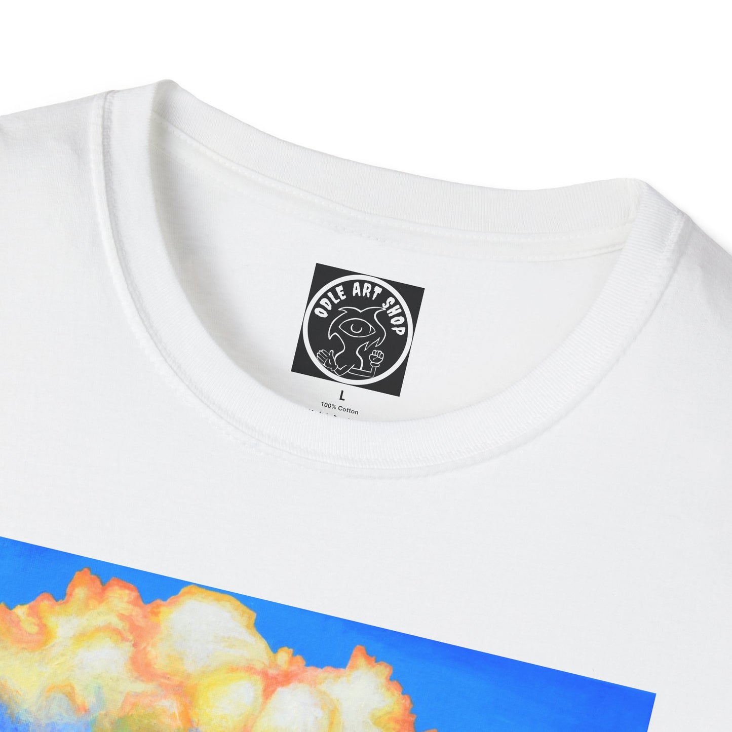 Colorful Cowboy Skull Graphic T-Shirt | Unisex Shirt for Festivals, Halloween, Casual Wear, Gift for Him/Her, Unique Art Tee