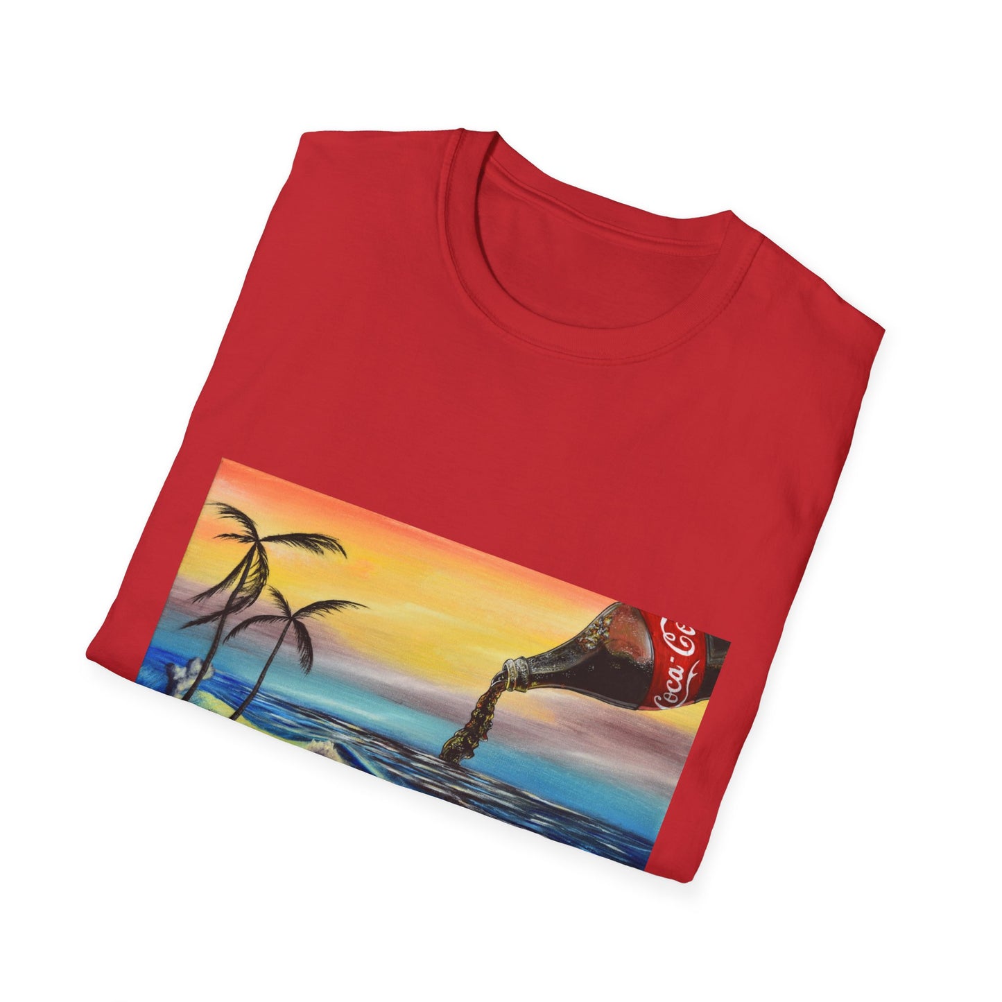 Coca-Cola Beach Vibes Unisex Softstyle T-Shirt