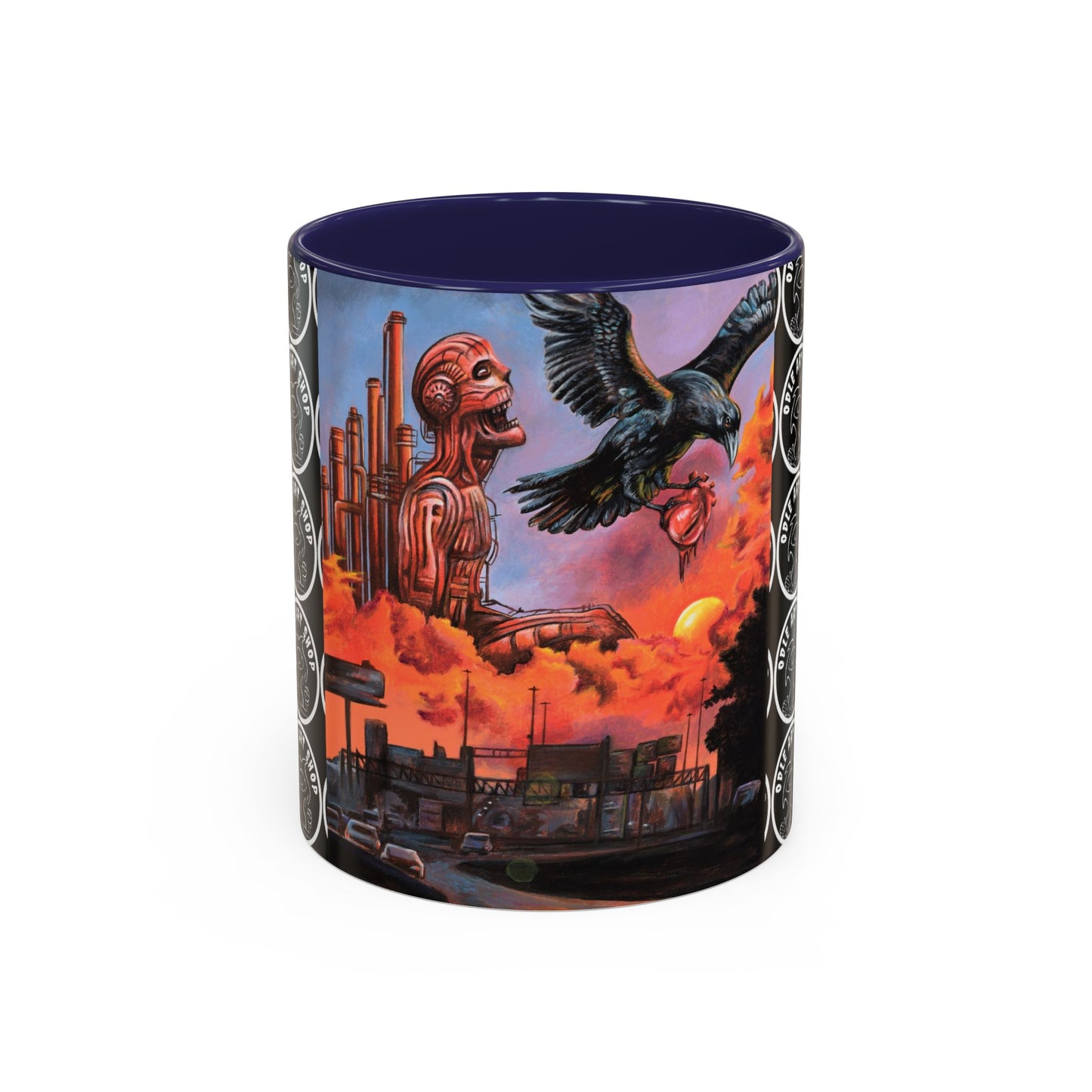Surreal Art Coffee Mug, Unique Gift for Art Lovers, Home Decor, Black Handle Mug, Perfect for Birthdays, Holidays