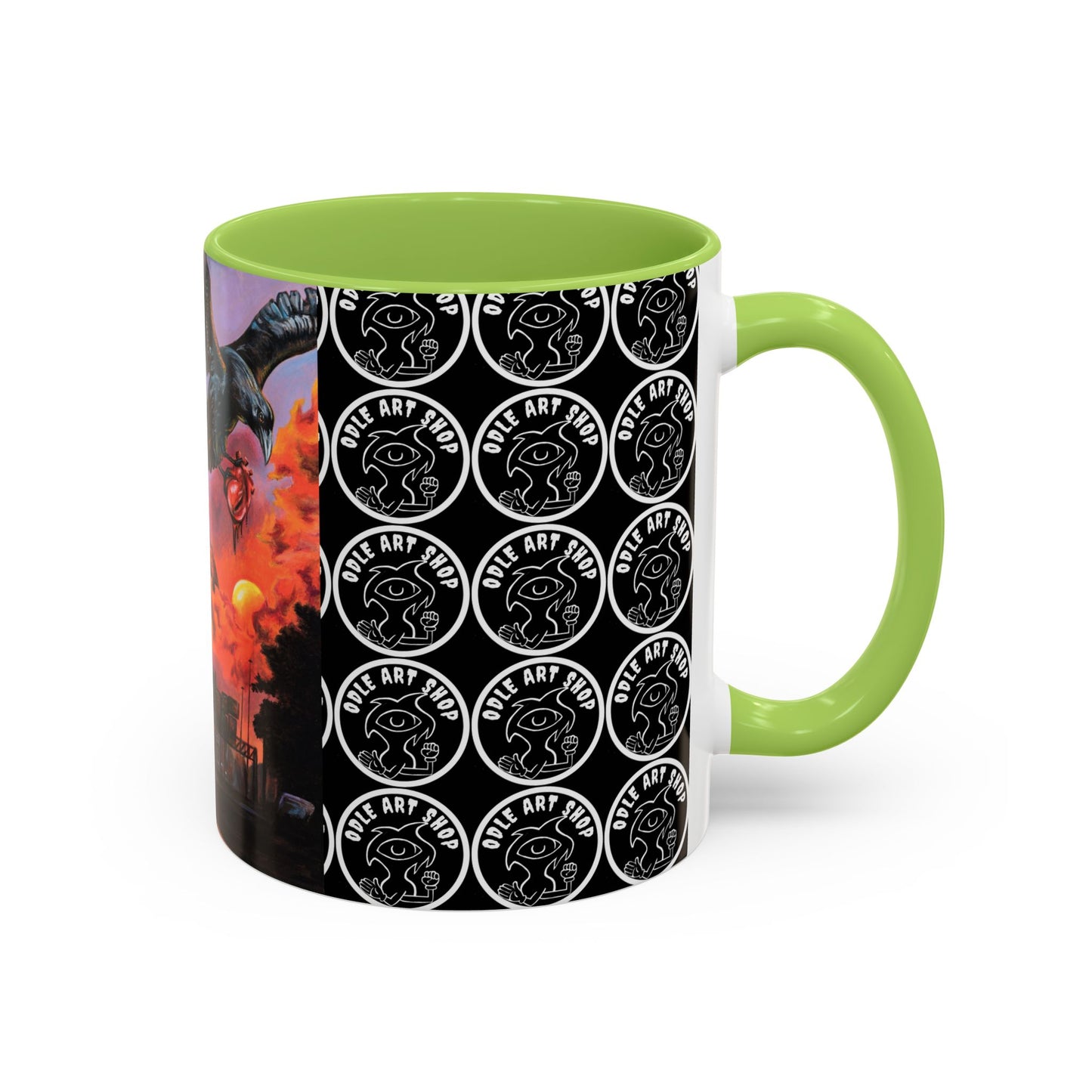 Surreal Art Coffee Mug, Unique Gift for Art Lovers, Home Decor, Black Handle Mug, Perfect for Birthdays, Holidays